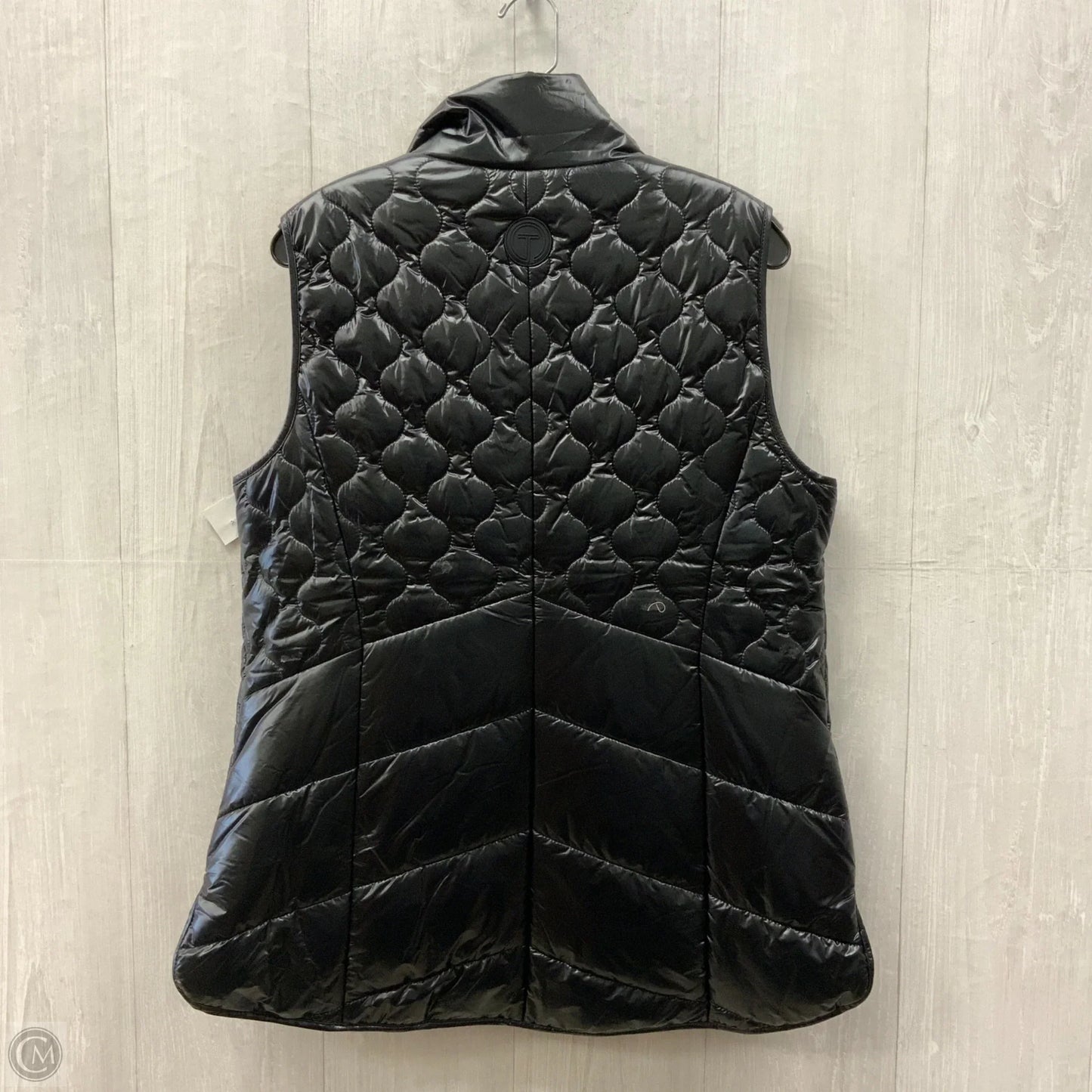 Vest Puffer & Quilted By Talbots In Black, Size: L