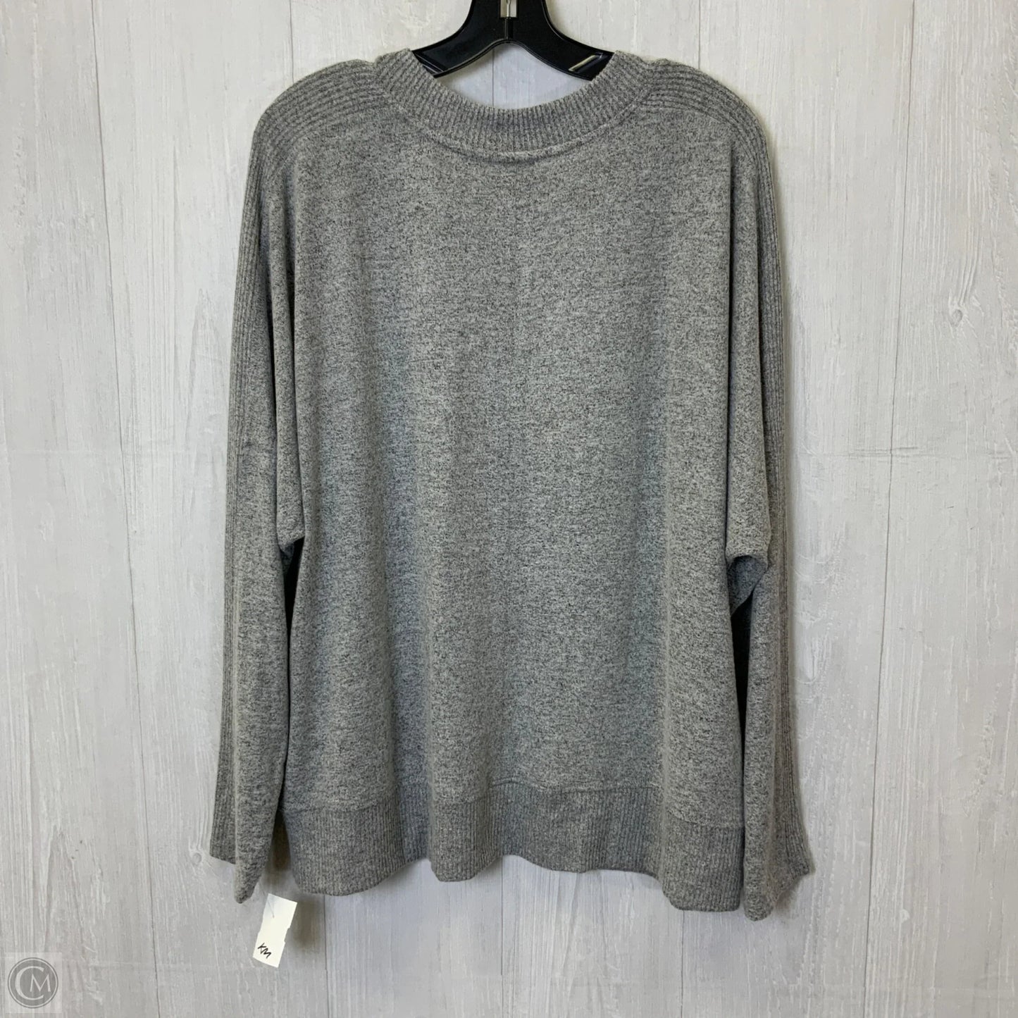 Top Long Sleeve Basic By Buffalo David Bitton In Grey, Size: 2x