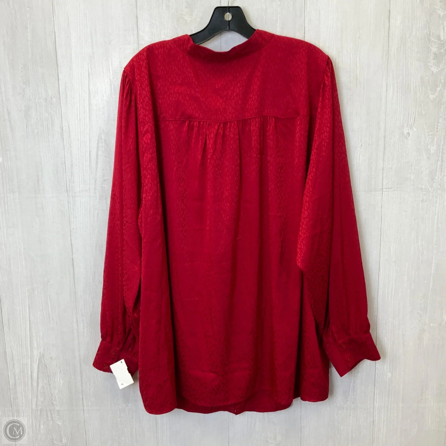 Top Long Sleeve By Torrid In Red, Size: 4x