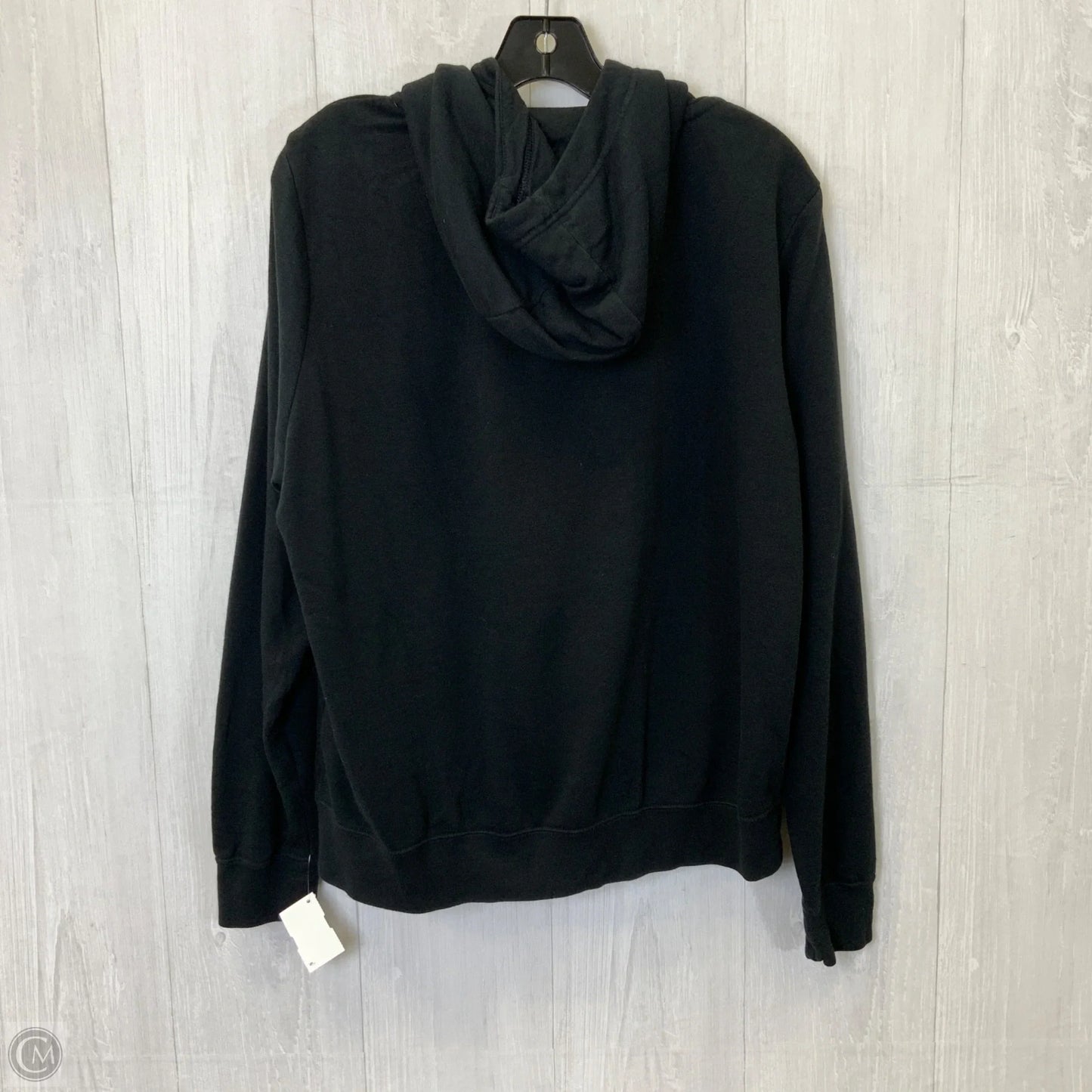 Sweatshirt Hoodie By Nike In Black, Size: L