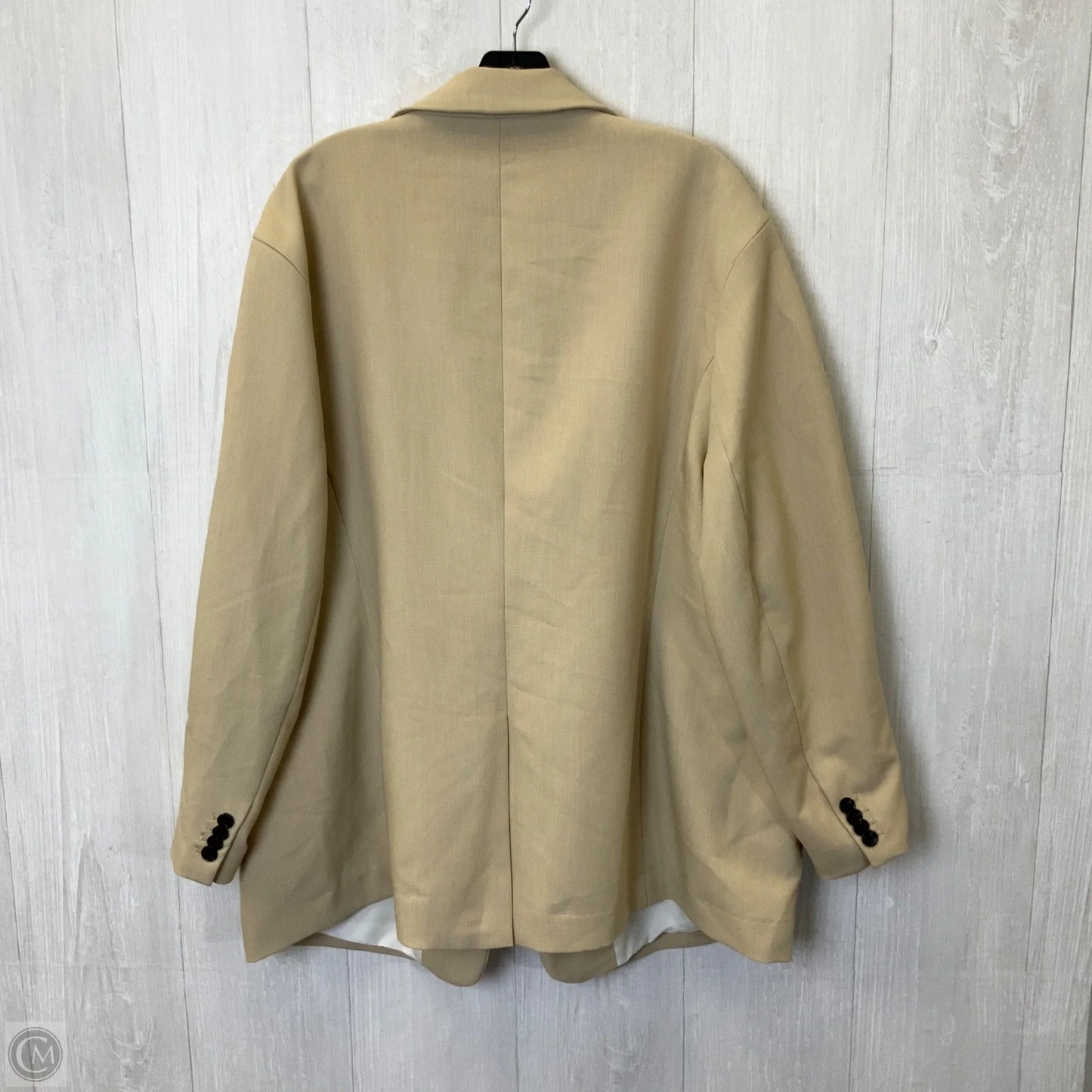 Blazer By H&m In Tan, Size: Xl