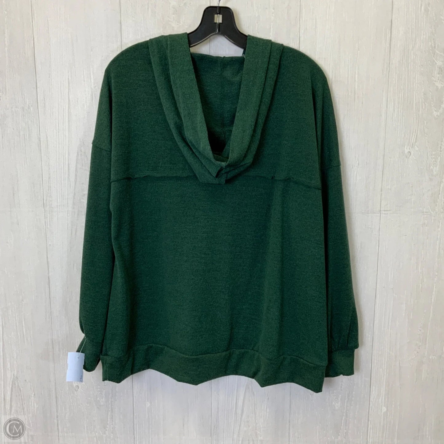 Top Long Sleeve By Andree By Unit In Green, Size: L