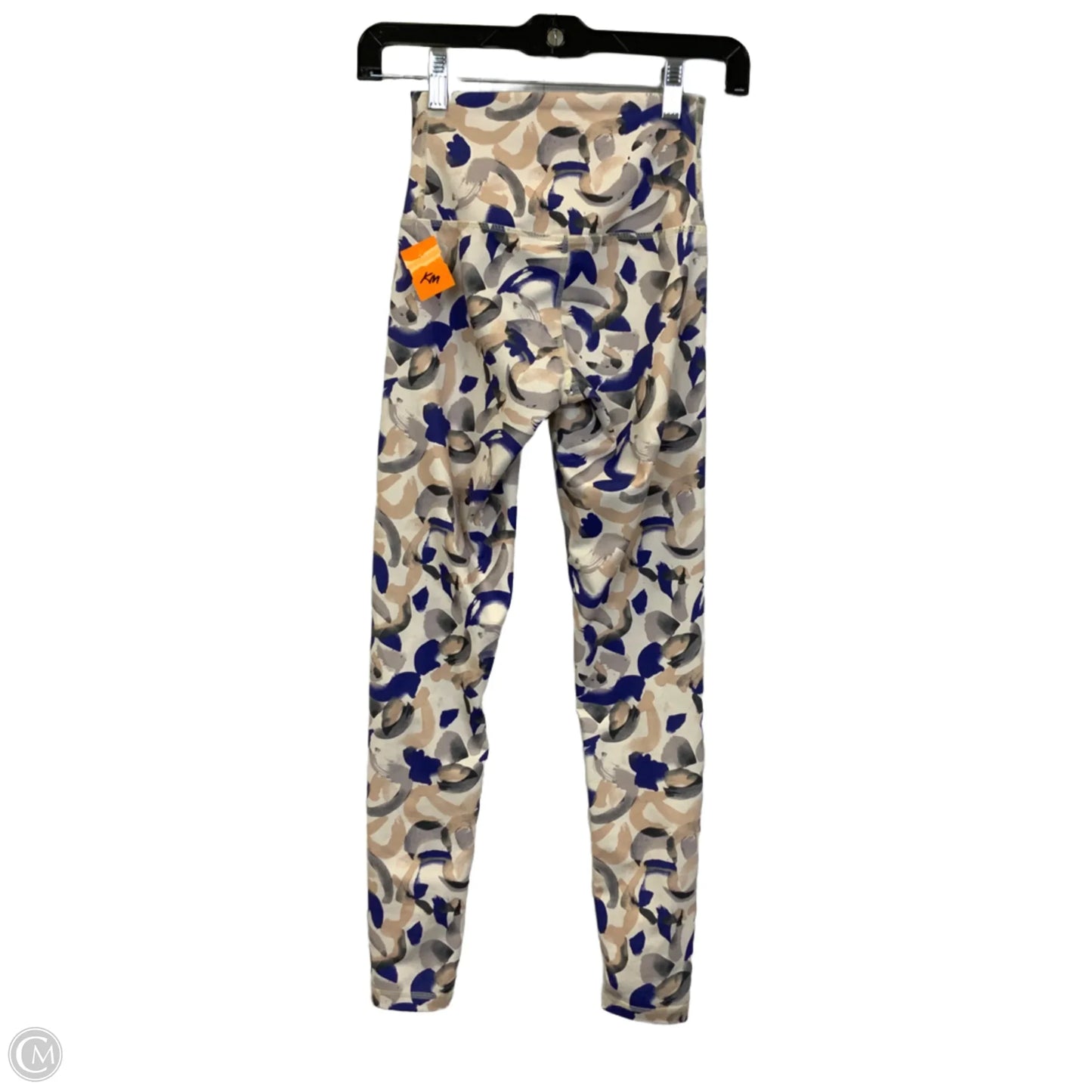 Athletic Leggings By Clothes Mentor In Blue & Tan, Size: Xs