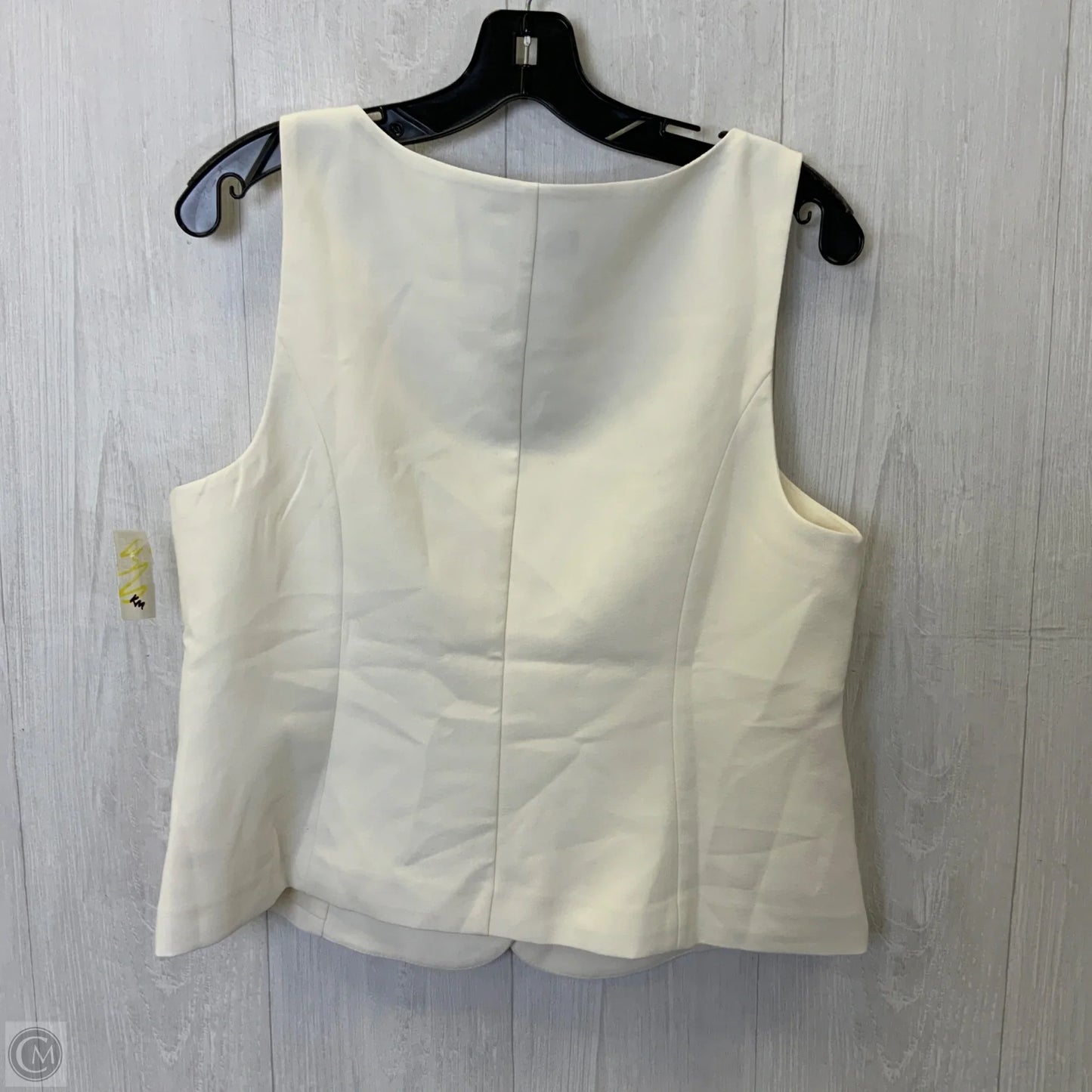 Vest Other By J. Crew In Cream, Size: L