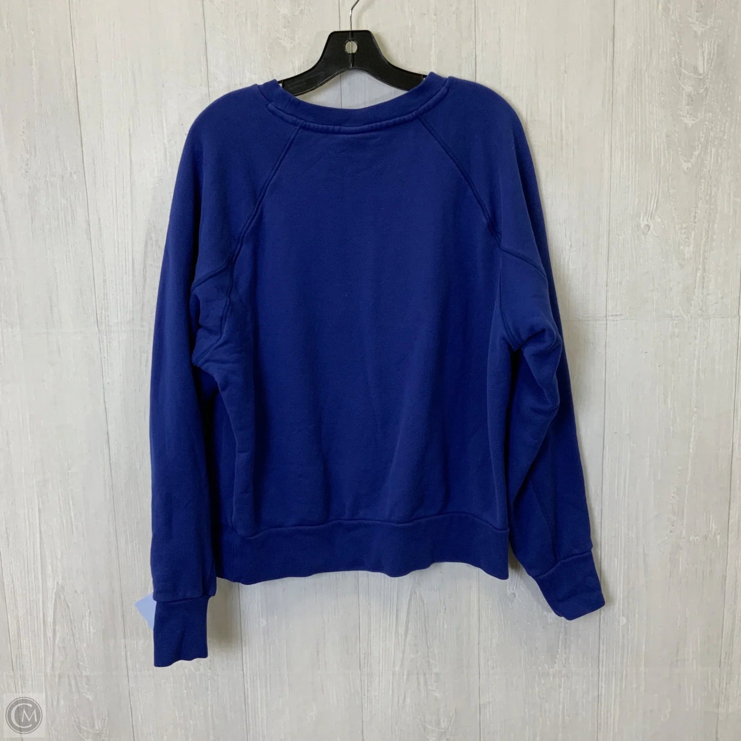 Sweatshirt Crewneck By Nike Apparel In Blue, Size: M