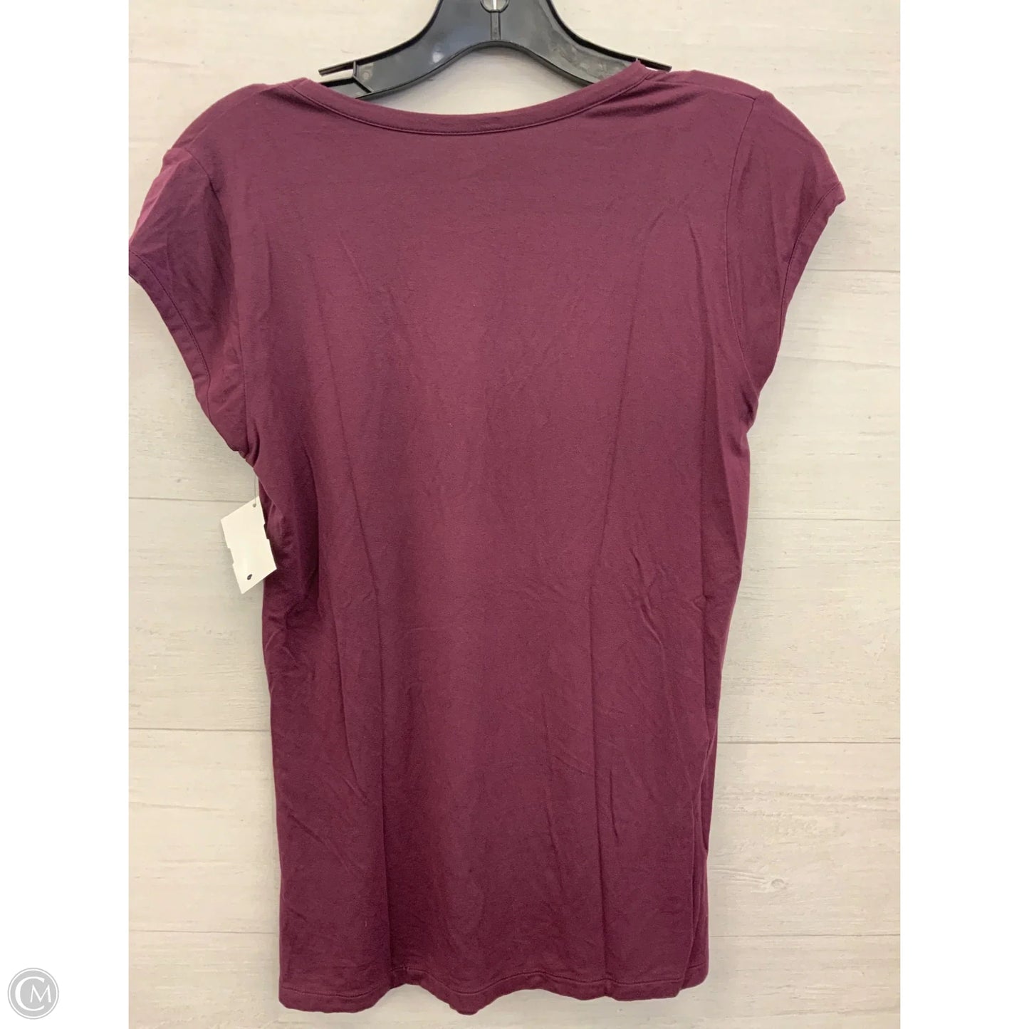 Athletic Top Short Sleeve By Athleta In Purple, Size: M