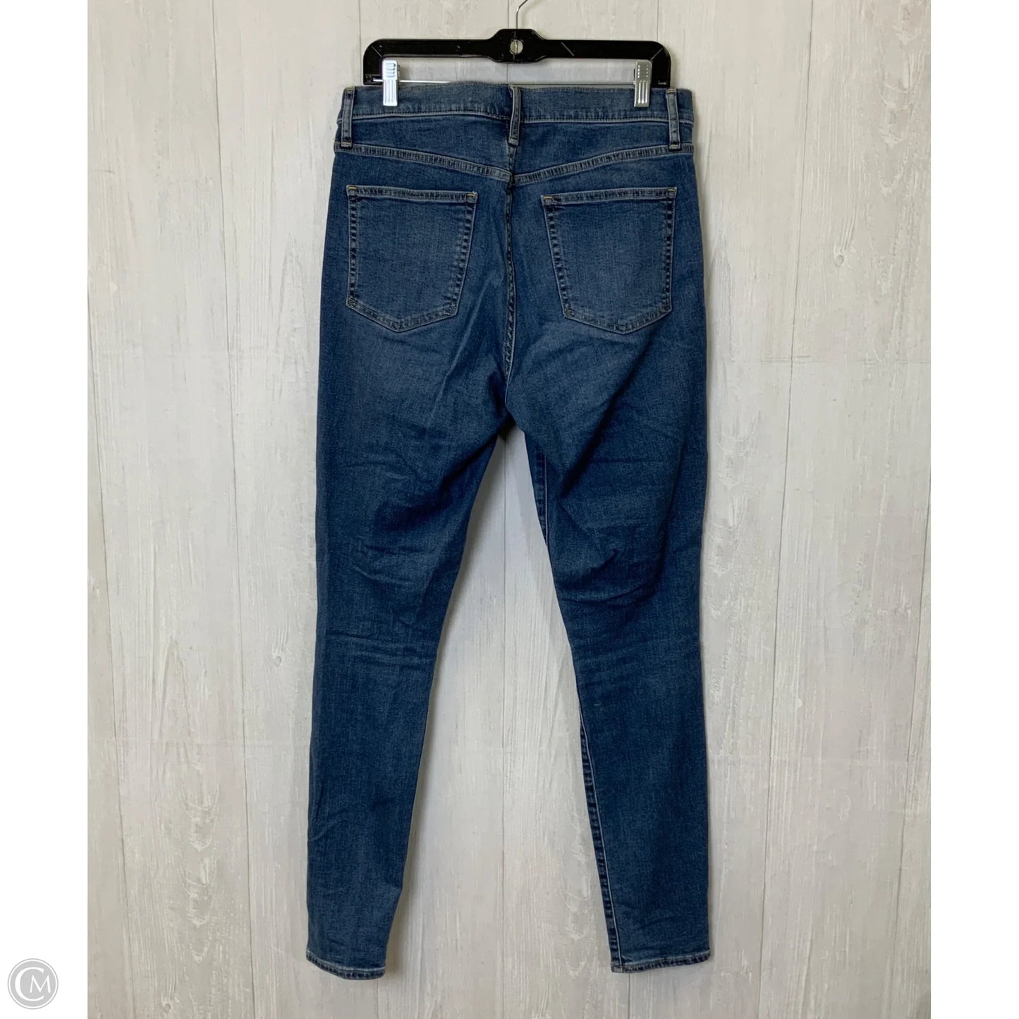 Jeans Skinny By Gap In Blue Denim, Size: 12