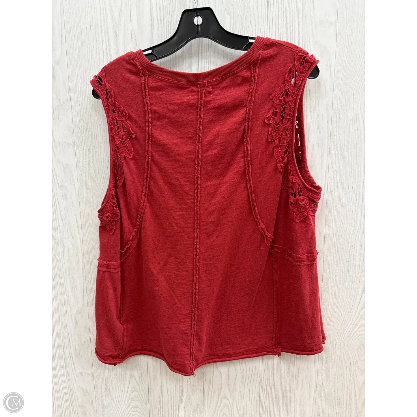 Top Sleeveless By Maurices In Red, Size: 1x