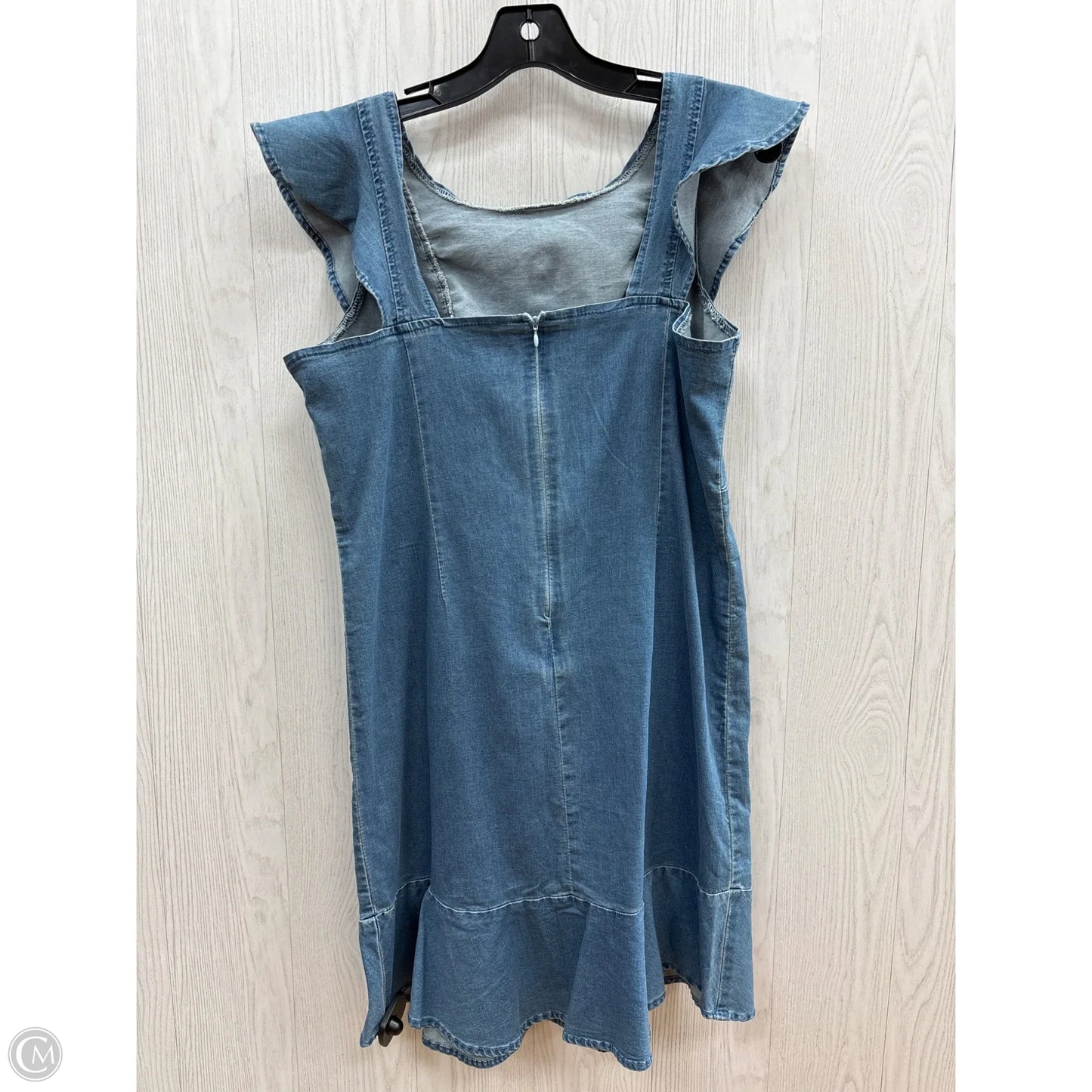 Dress Casual Short By Clothes Mentor In Blue, Size: Xl