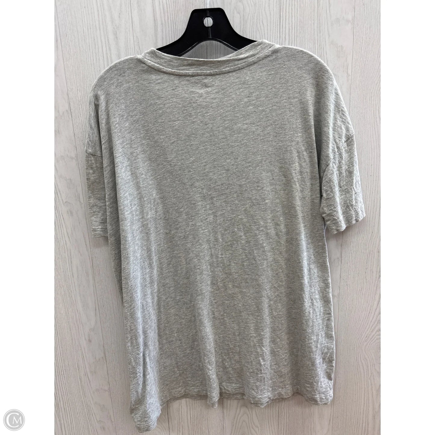 Top Short Sleeve By Aerie In Grey, Size: S