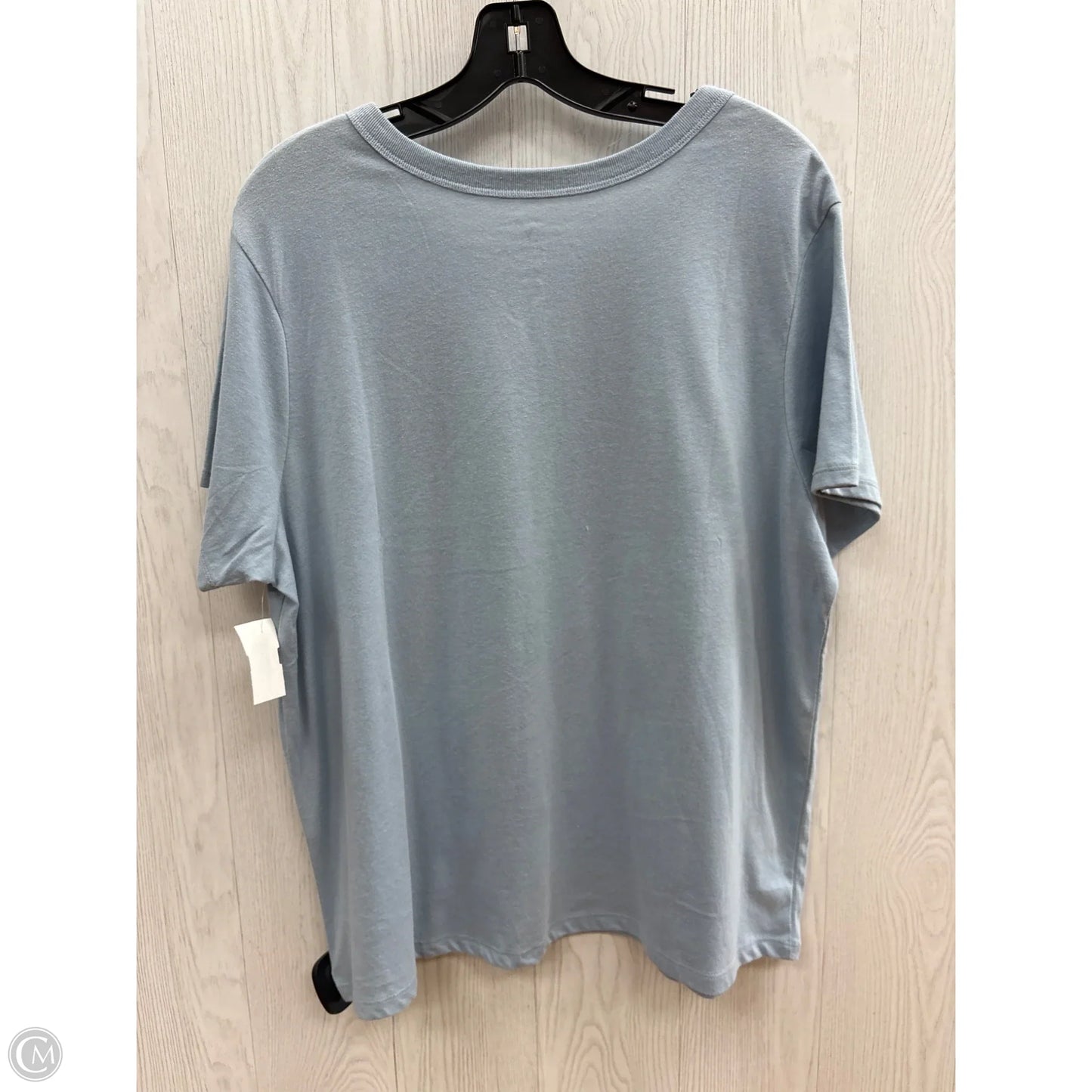 Top Short Sleeve Basic By Clothes Mentor In Blue, Size: Xxl