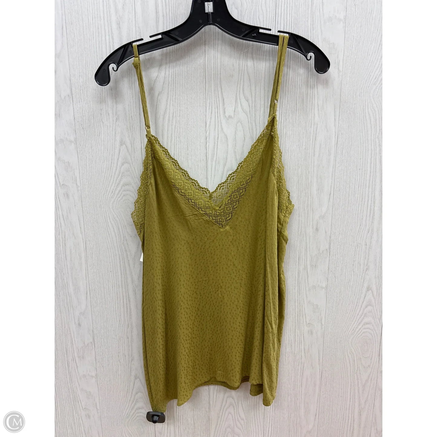 Top Sleeveless By Clothes Mentor In Green, Size: Xl