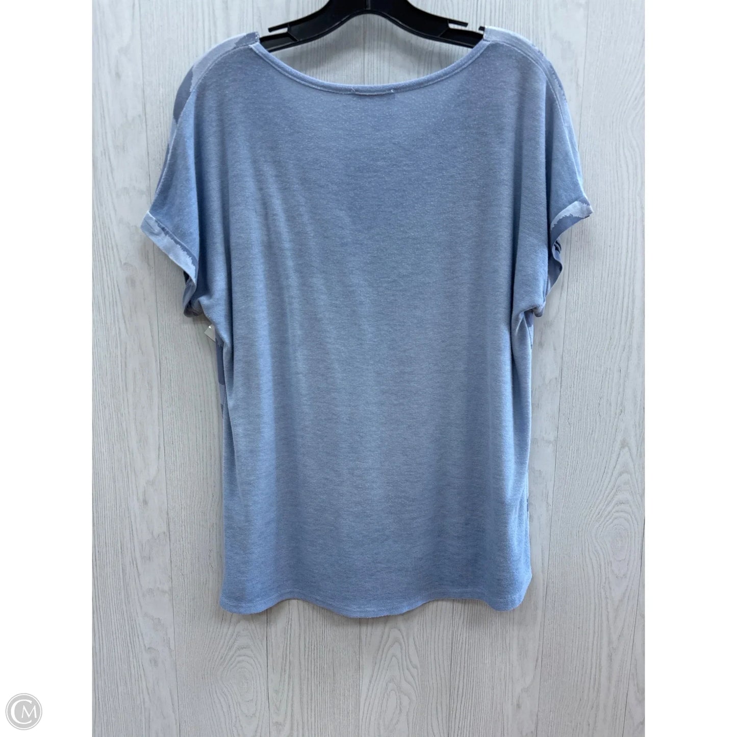 Top Short Sleeve By Clothes Mentor In Blue, Size: M