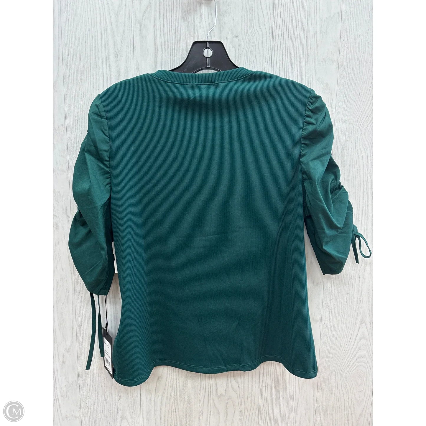 Top Short Sleeve By Nicole By Nicole Miller In Green, Size: S