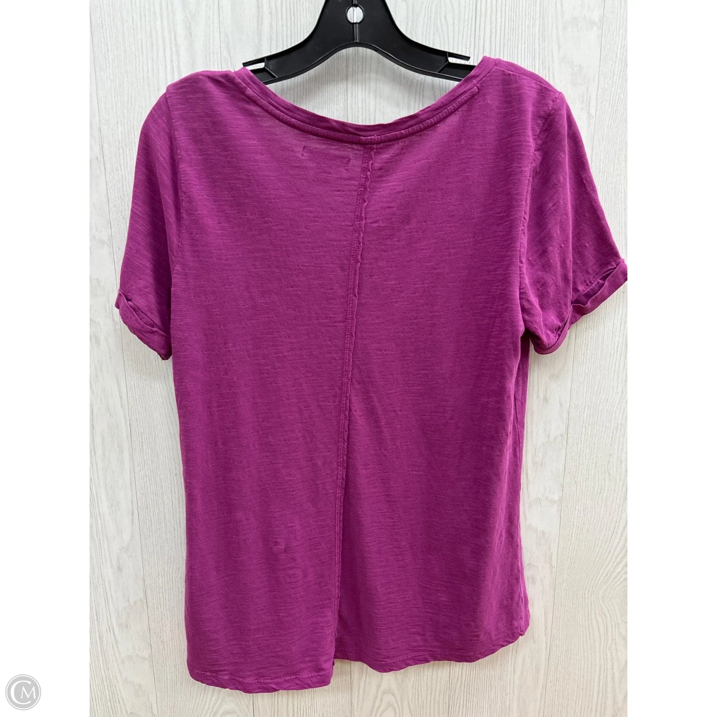 Top Short Sleeve By Sonoma In Purple, Size: M
