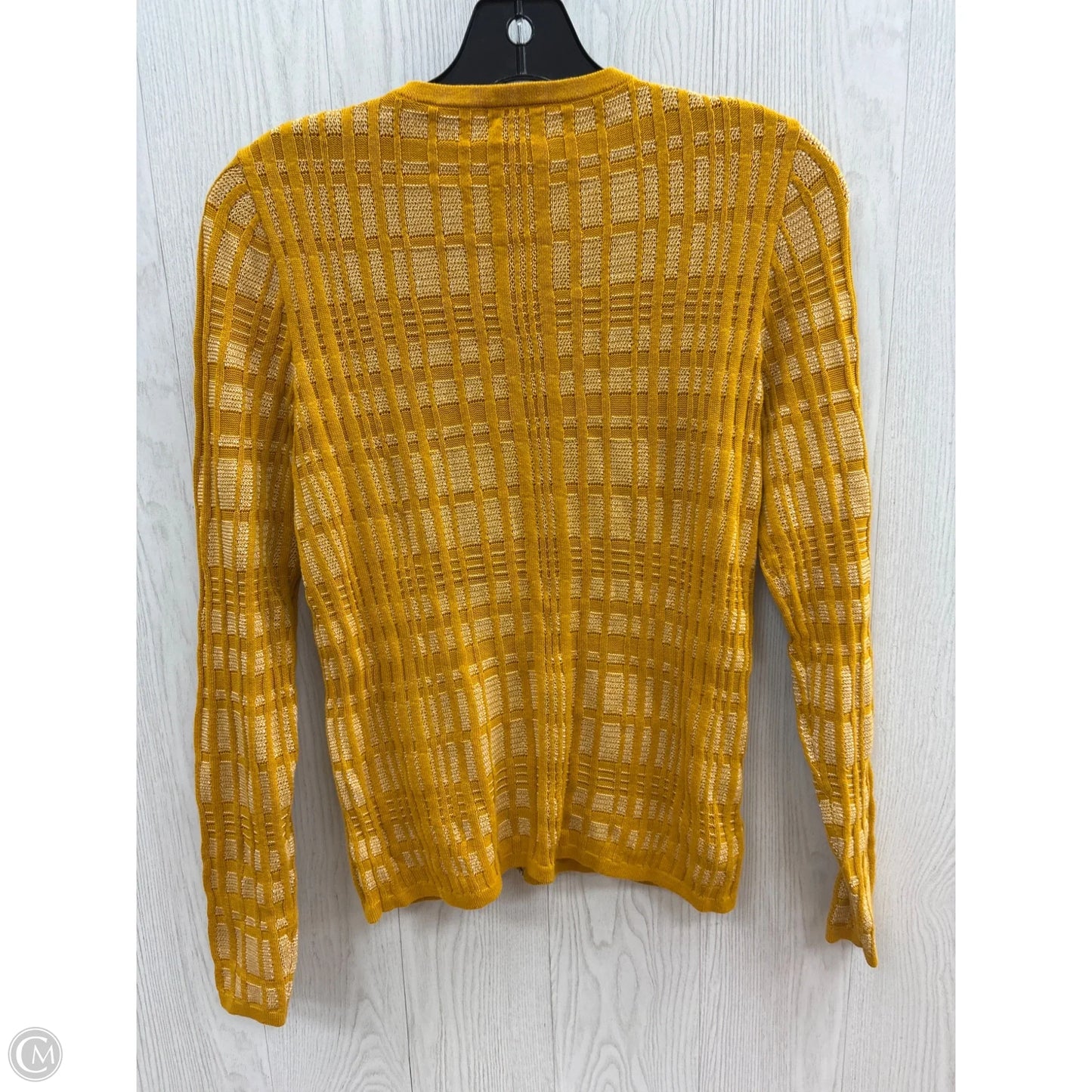 Top Long Sleeve By Ann Taylor In Gold, Size: Xs