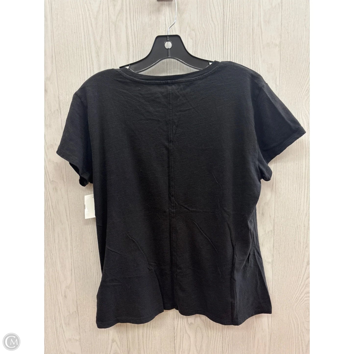 Top Short Sleeve Basic By Lc Lauren Conrad In Black, Size: L