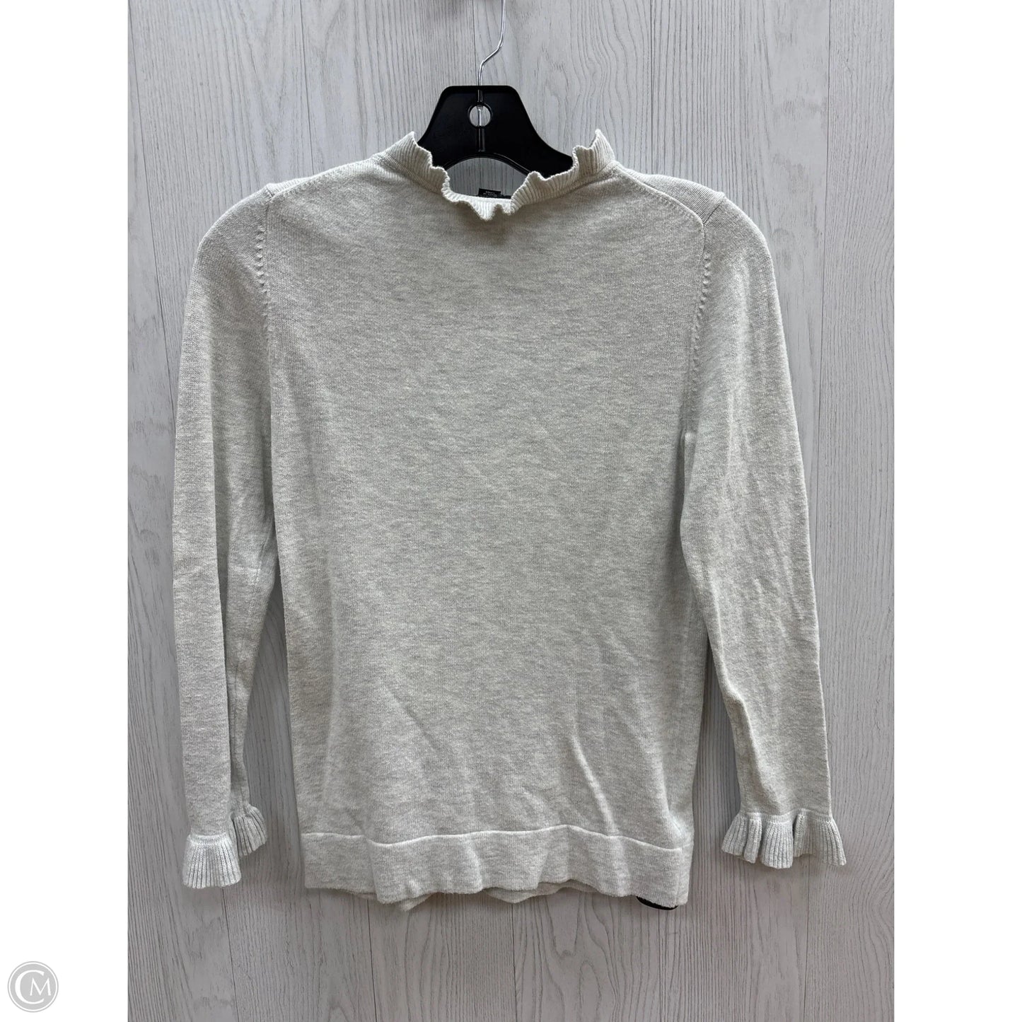 Top Long Sleeve By Ann Taylor In Grey, Size: Xs