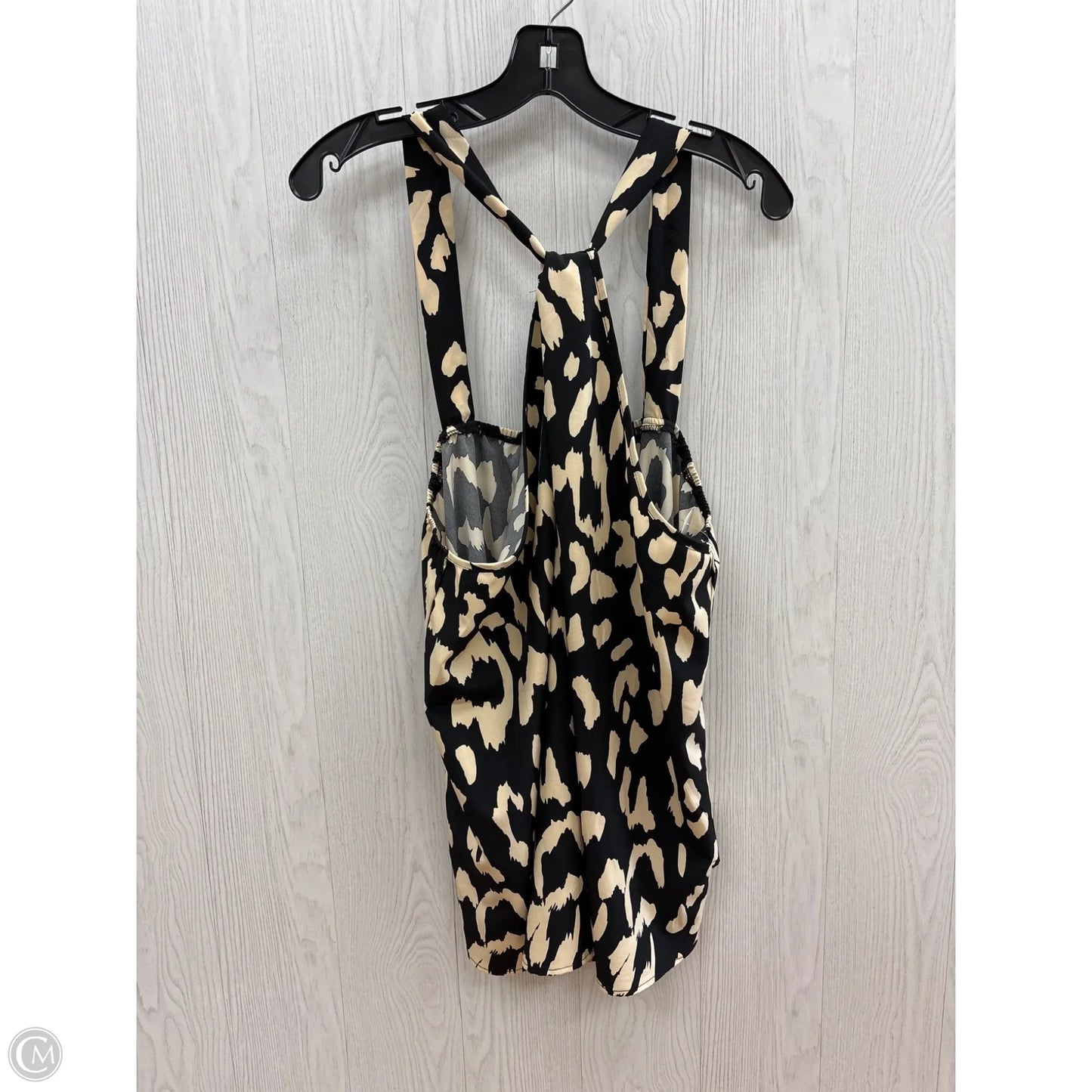 Top Sleeveless By Clothes Mentor In Black & Cream, Size: 4x