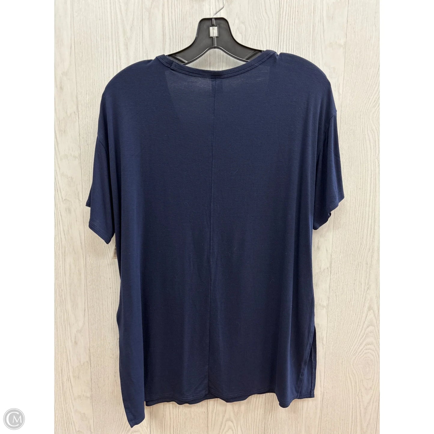 Top Short Sleeve Basic By Old Navy In Navy, Size: Xs