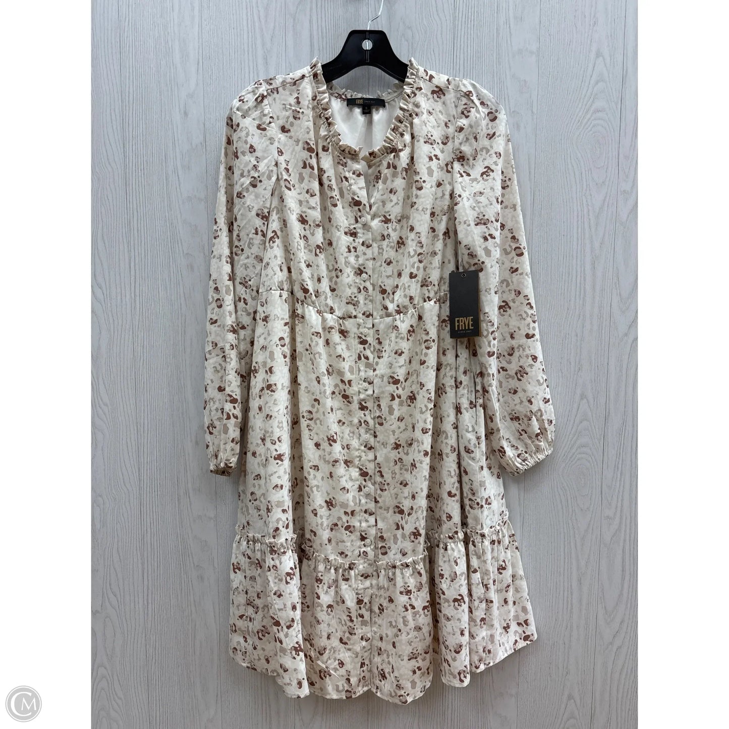 Dress Designer By Frye In Tan & White, Size: S