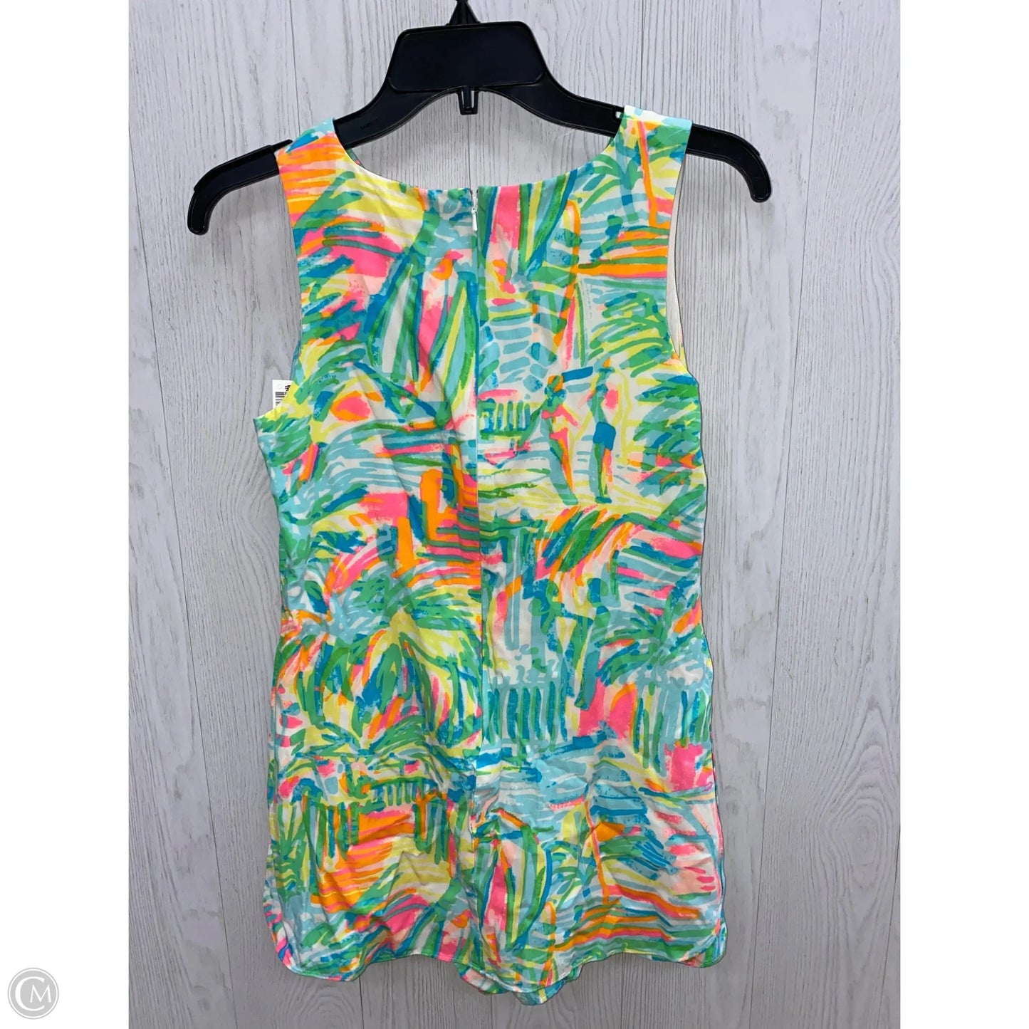 Dress Designer By Lilly Pulitzer In Blue & Green, Size: 0