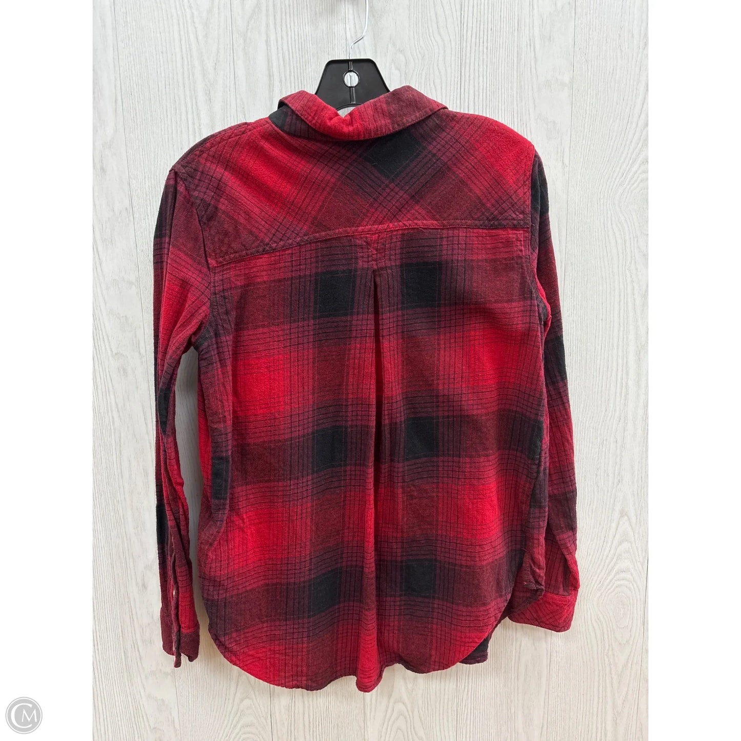 Top Long Sleeve By Sonoma In Red, Size: S