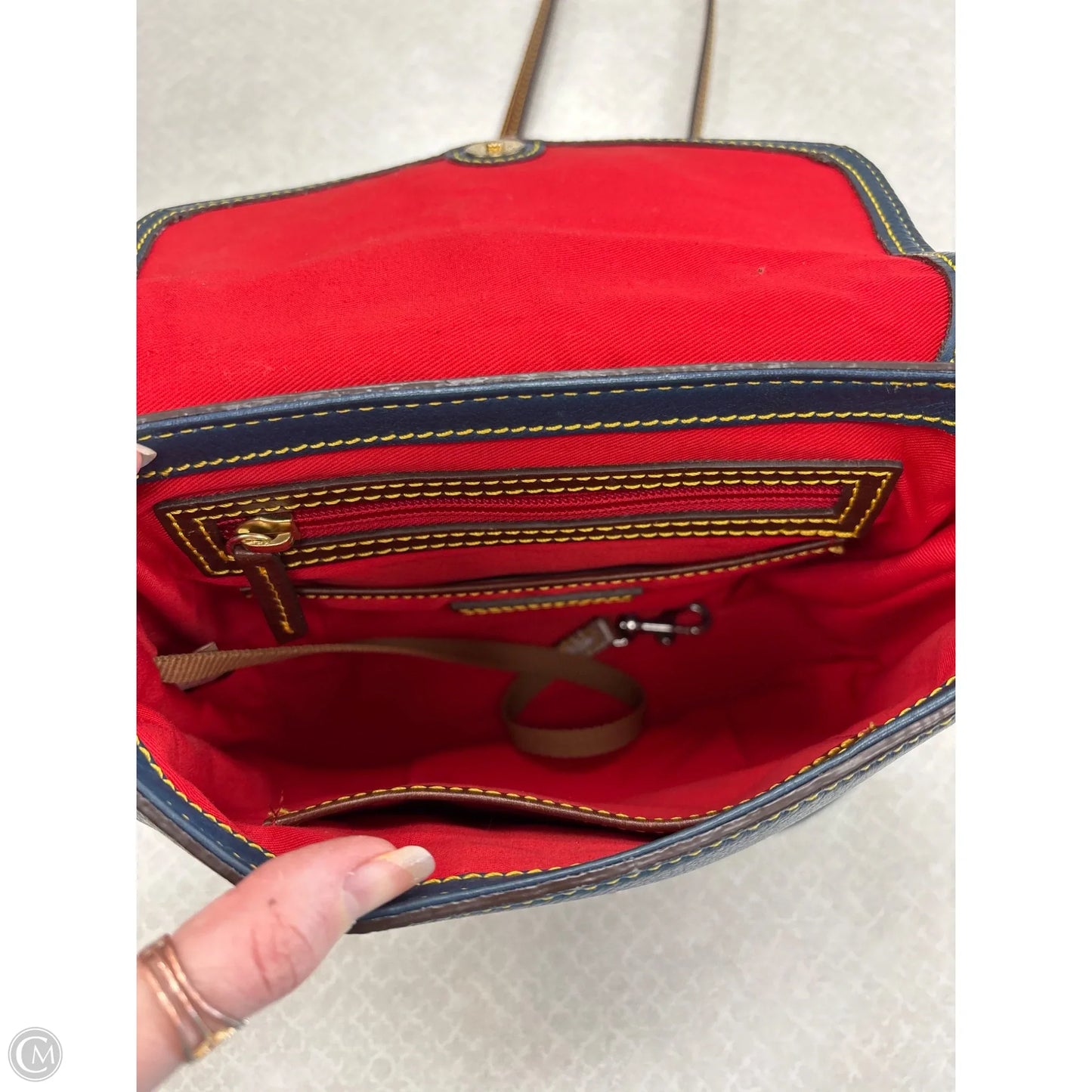 Crossbody Designer By Dooney And Bourke, Size: Medium