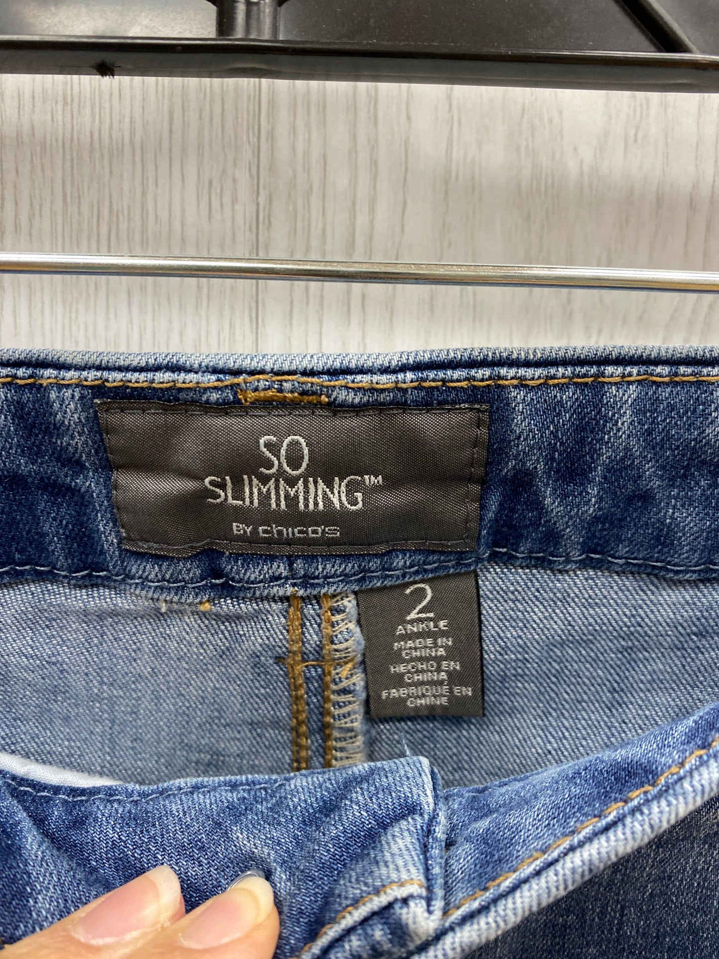 Jeans Straight By Chicos Size: 12