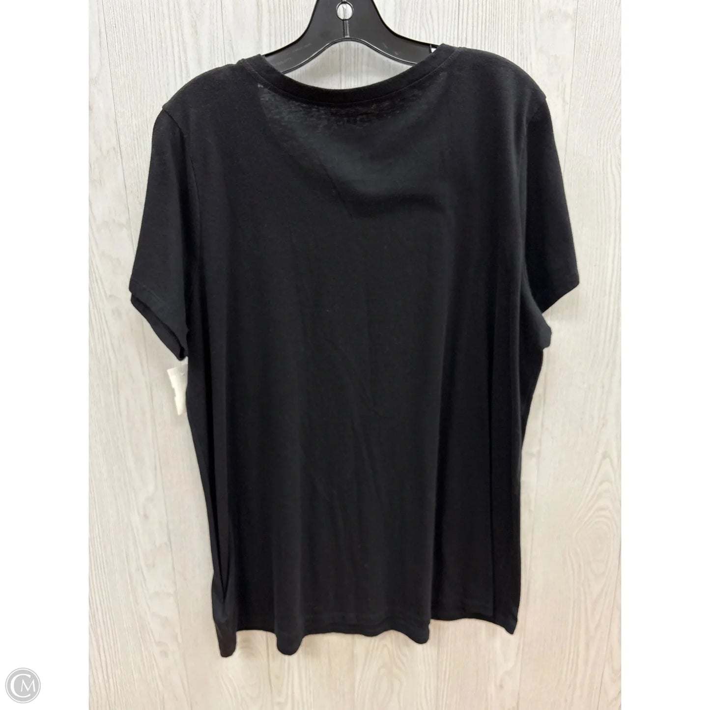 Top Short Sleeve By Torrid In Black, Size: 2x
