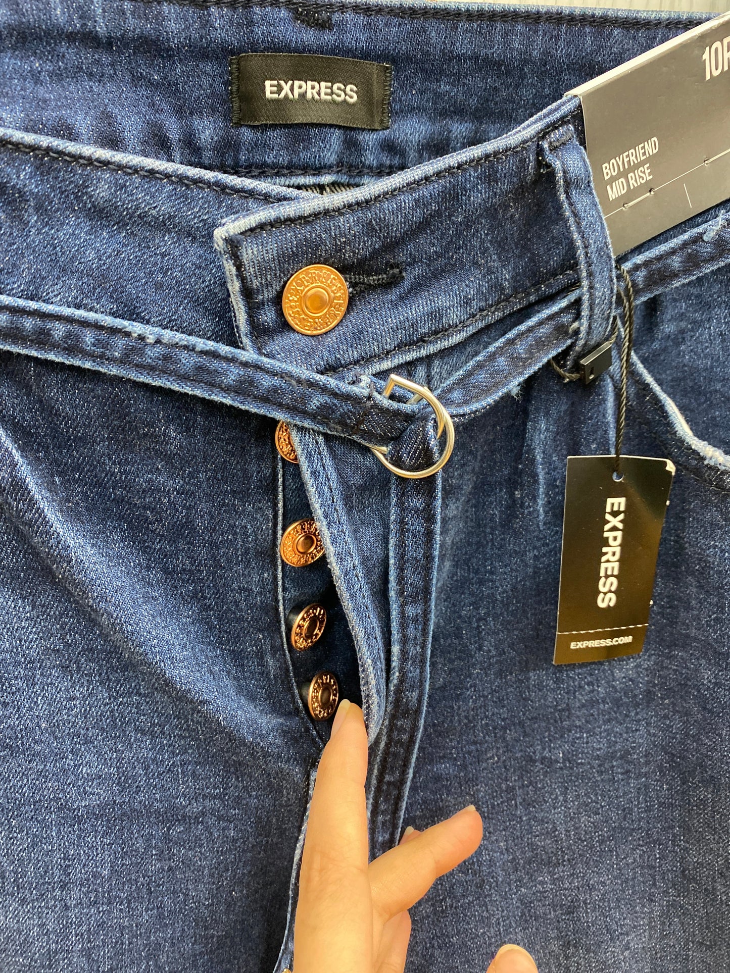Jeans Relaxed/boyfriend By Express Size: 10