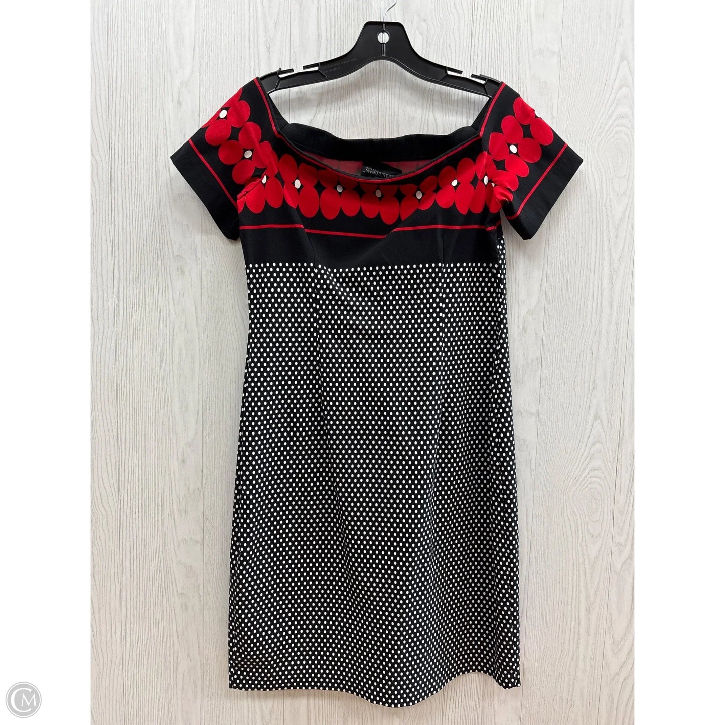 Dress Party Short By Clothes Mentor In Black & Red, Size: 10