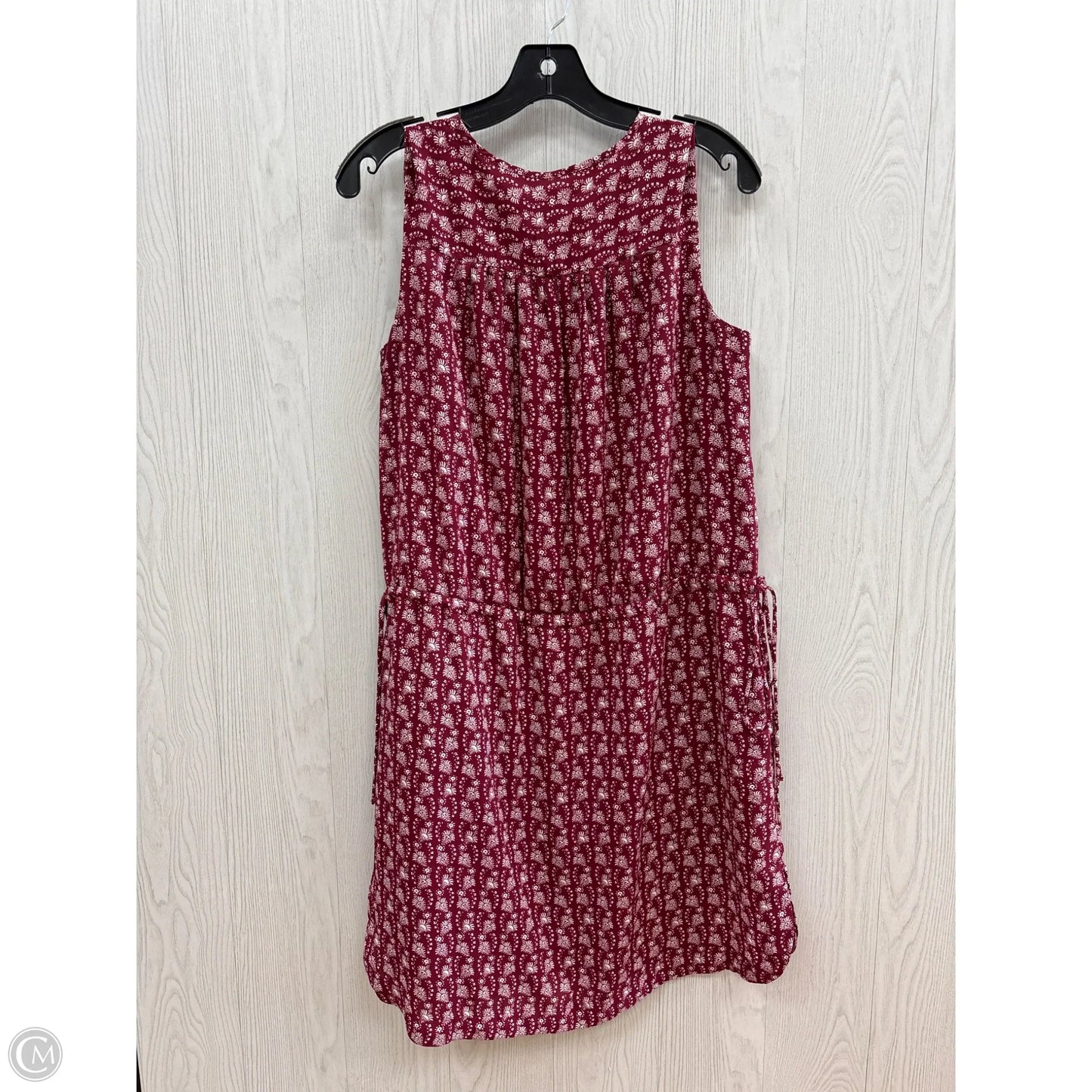 Dress Casual Midi By Gap In Red & White, Size: S