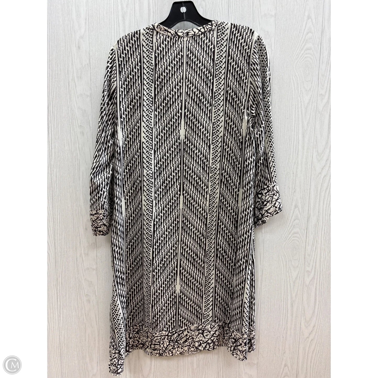 Dress Casual Midi By Soft Surroundings In Black & Cream, Size: S