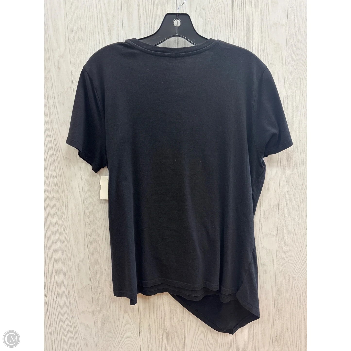 Top Short Sleeve Basic By Nine West In Black, Size: Xl