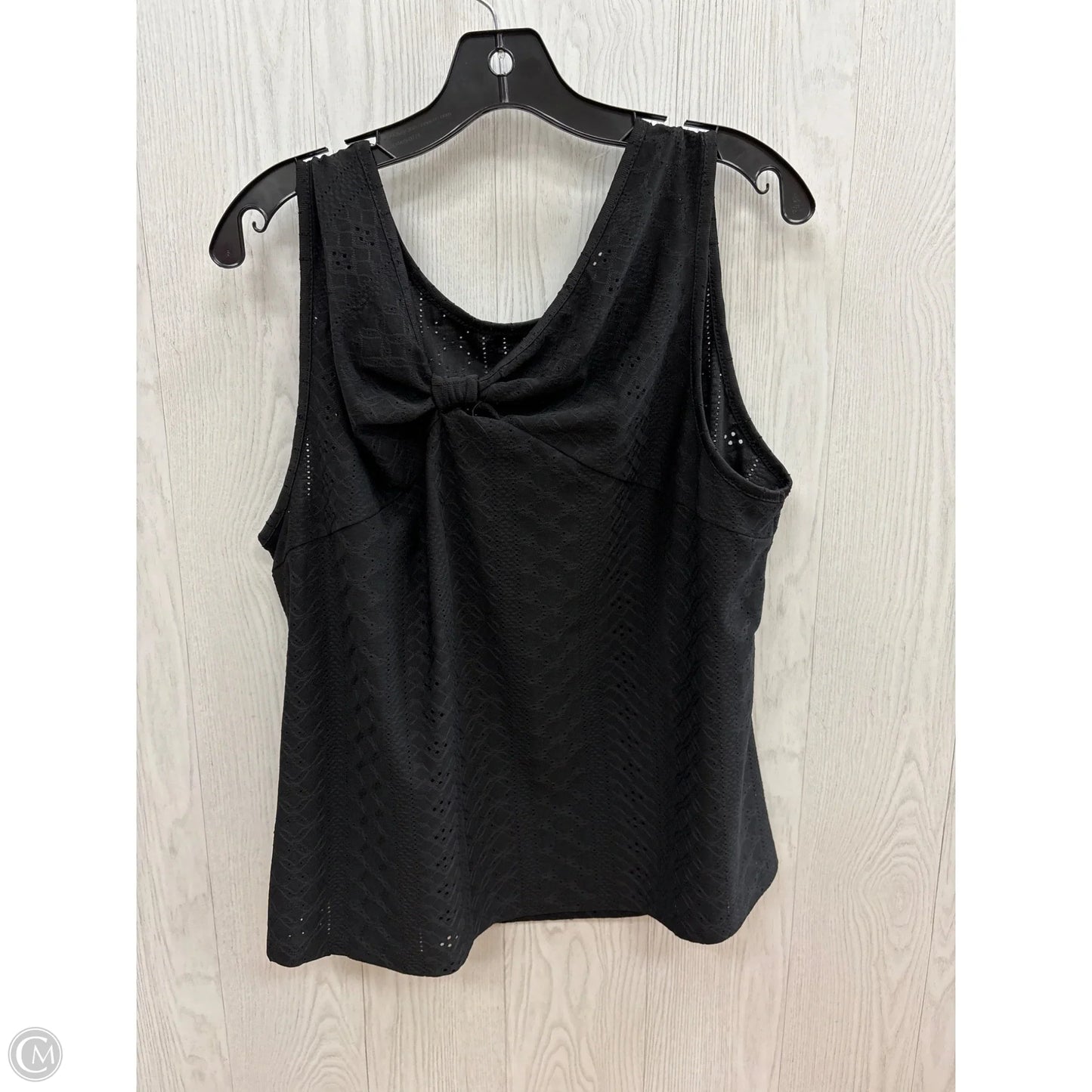 Top Sleeveless By Shein In Black, Size: 2x