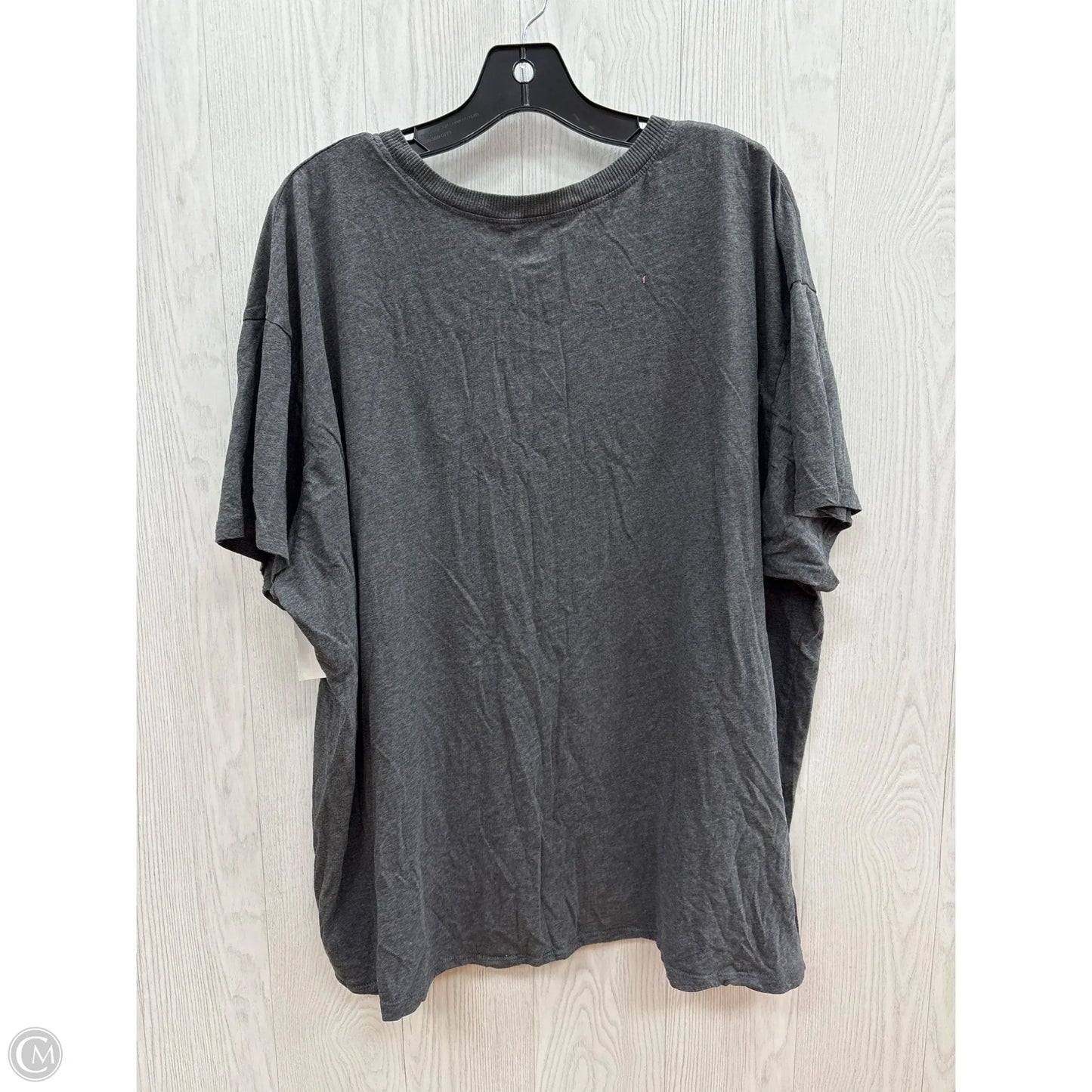 Top Short Sleeve By Torrid In Grey, Size: 1x