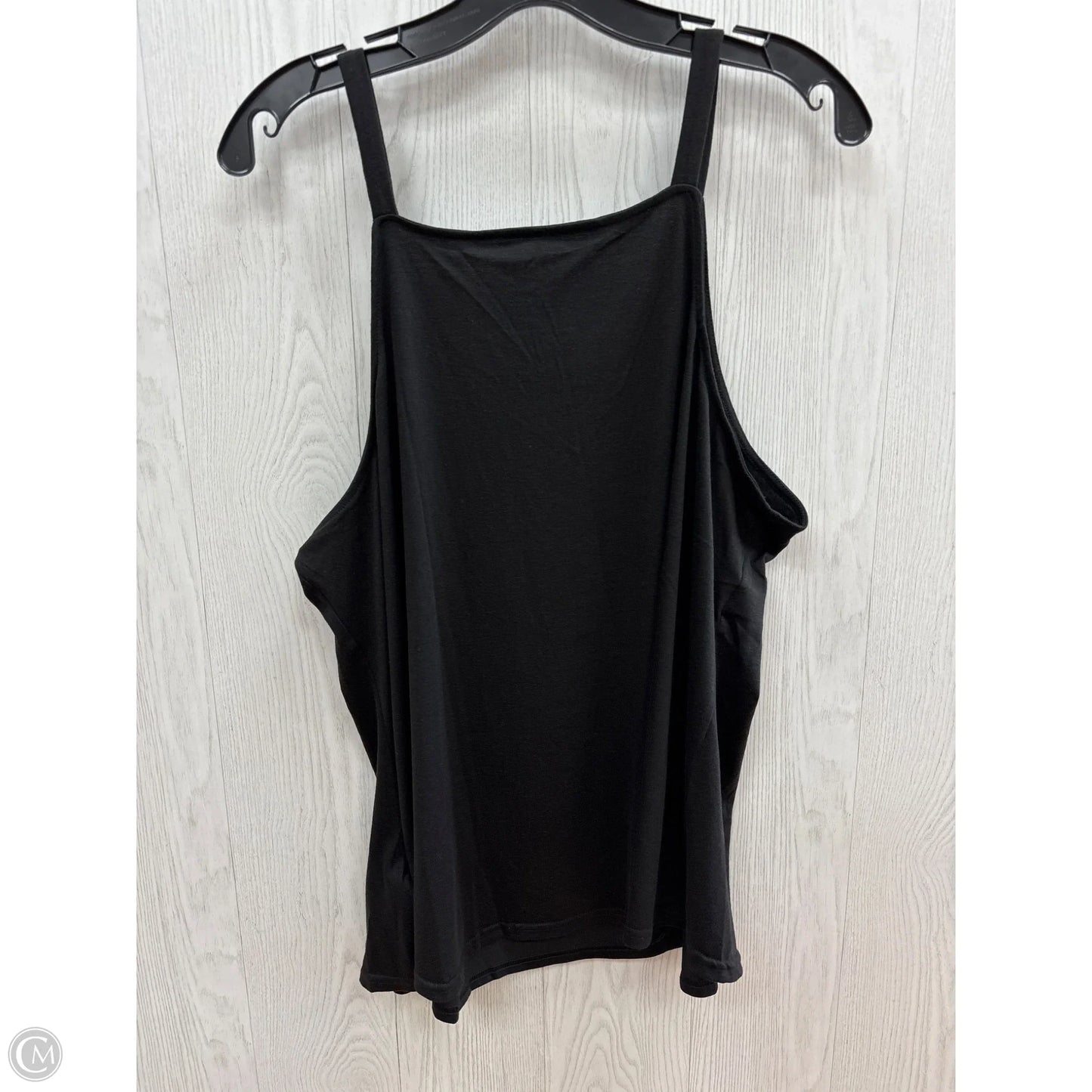 Top Sleeveless By Clothes Mentor In Black, Size: 2x