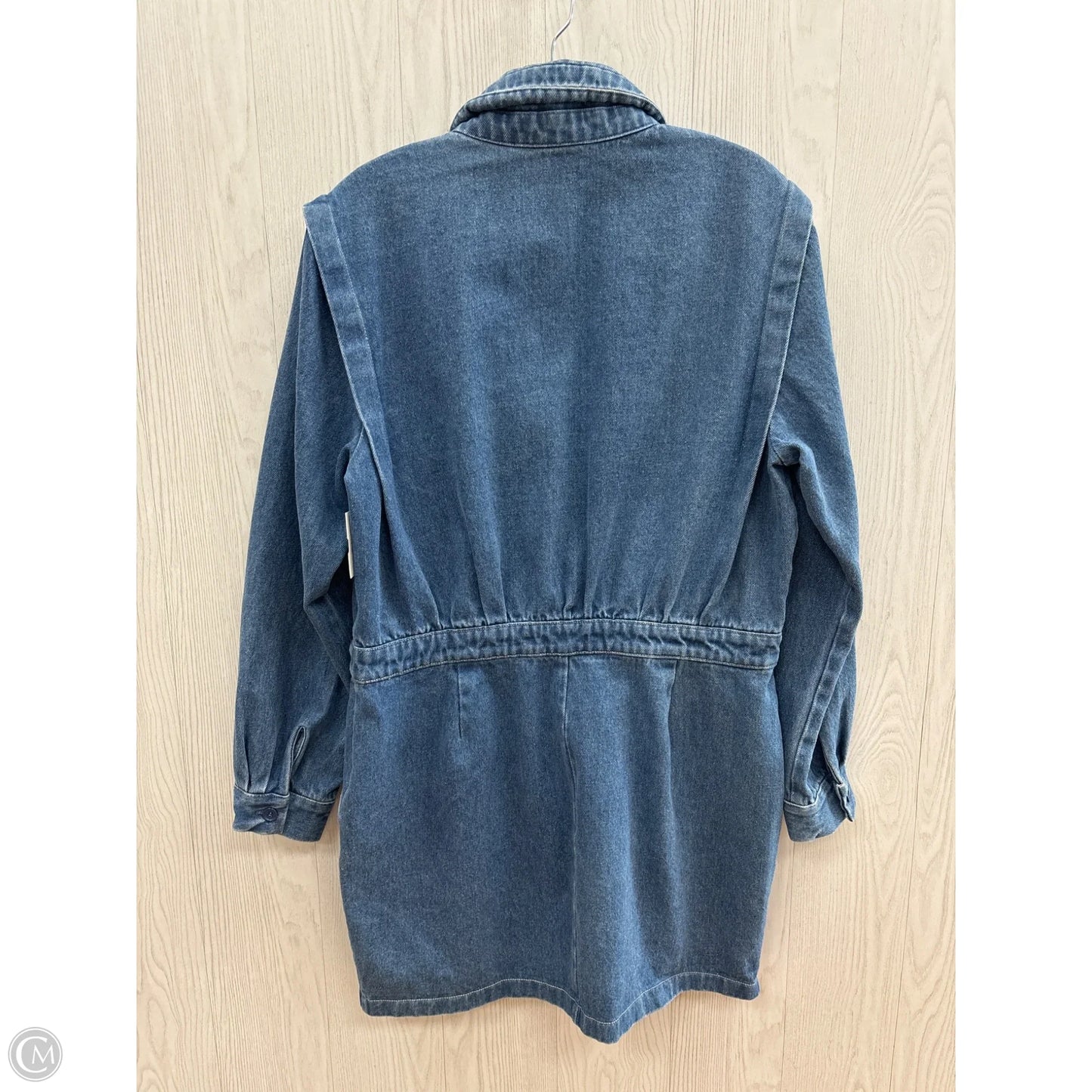 Dress Casual Short By Clothes Mentor In Blue Denim, Size: L