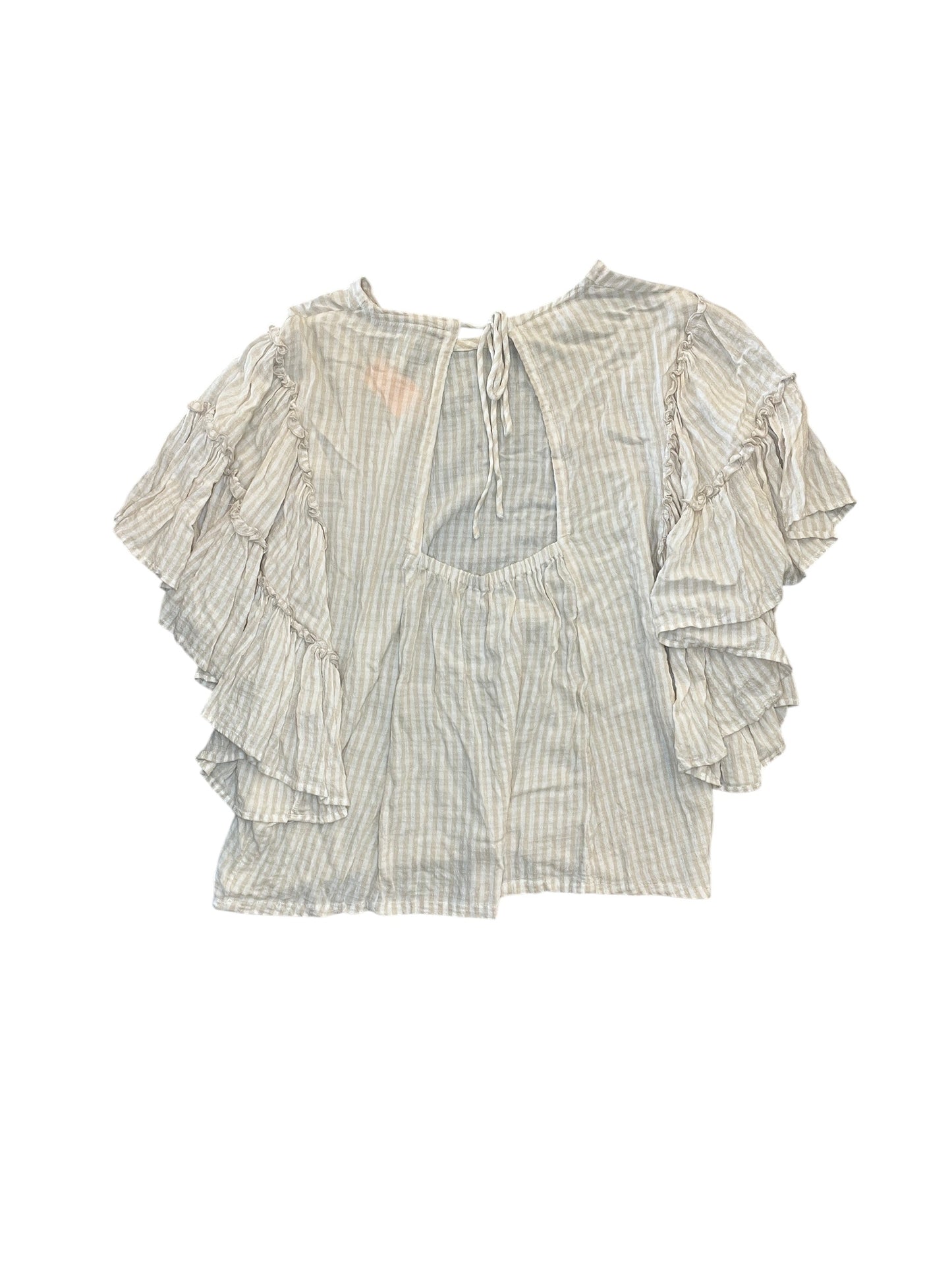 Blouse Ss By Pilcro In Striped Pattern, Size:M