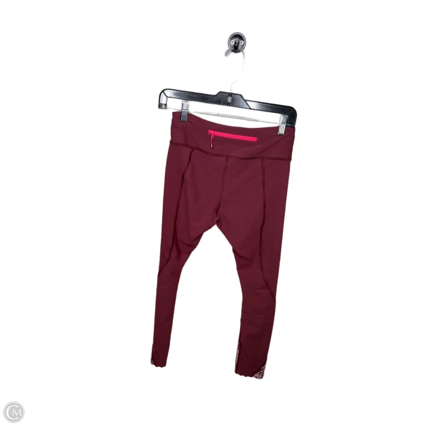 Athletic Leggings By Lululemon In Red, Size: 6