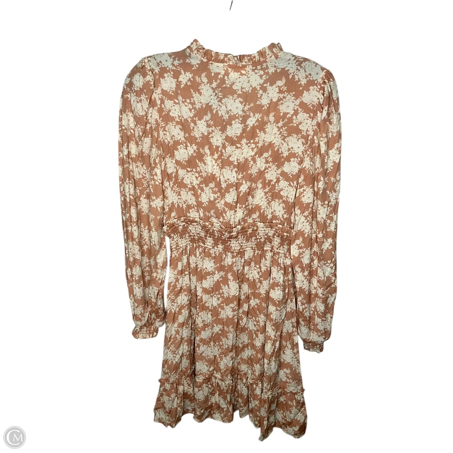 Dress Casual Short By Blu Pepper In Orange, Size: M
