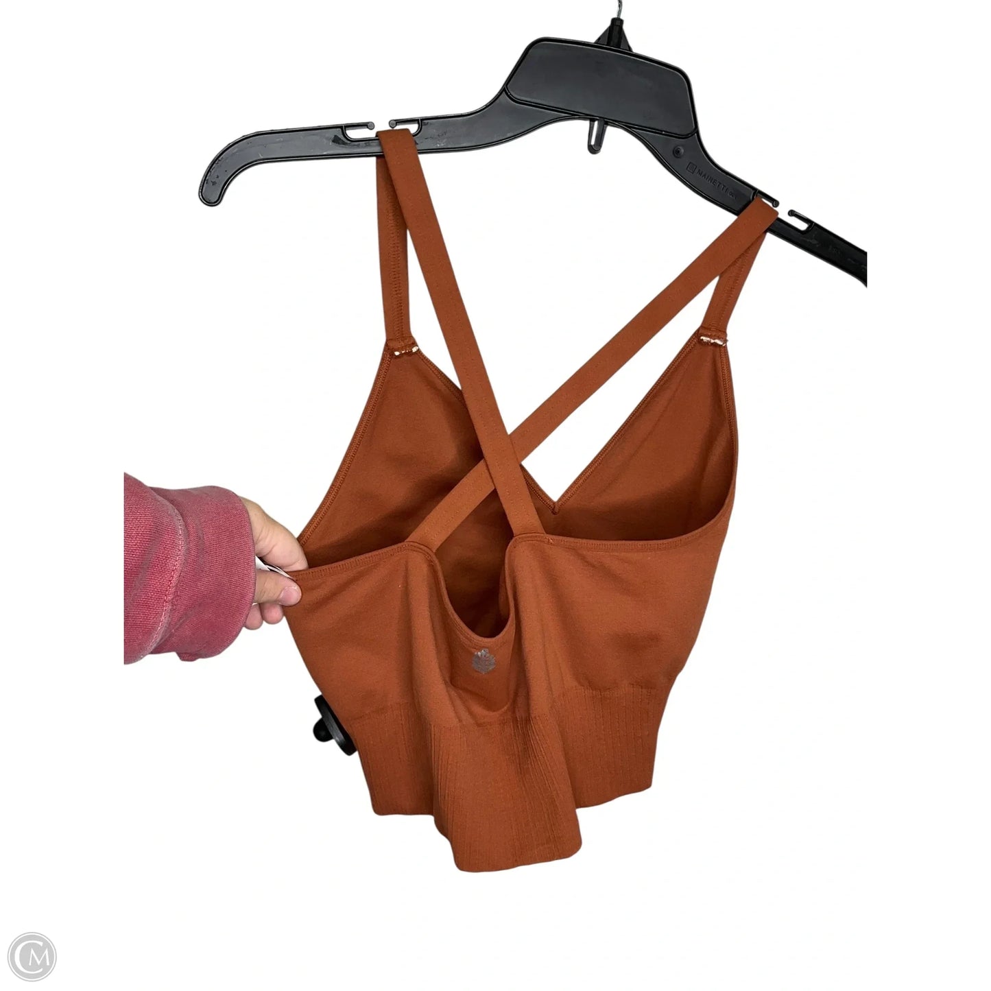 Athletic Tank Top By Free People In Orange, Size: M