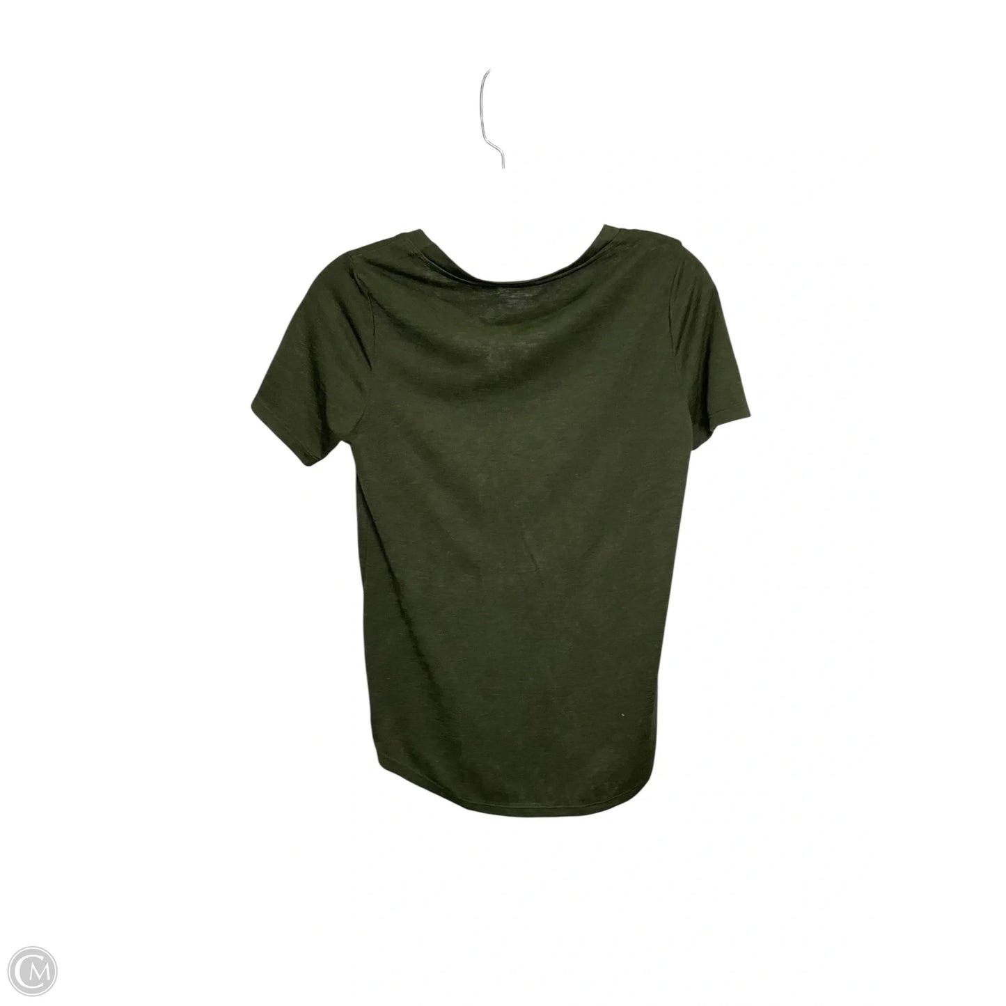 Athletic Top Short Sleeve By Athleta In Green, Size: Xs
