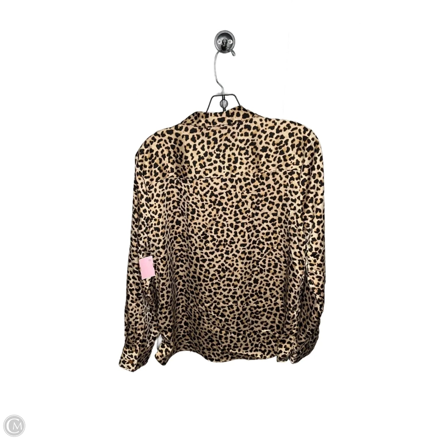 Top Long Sleeve By A New Day In Animal Print, Size: M
