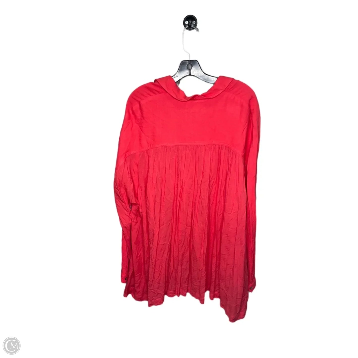 Top Long Sleeve By Free People In Red, Size: S