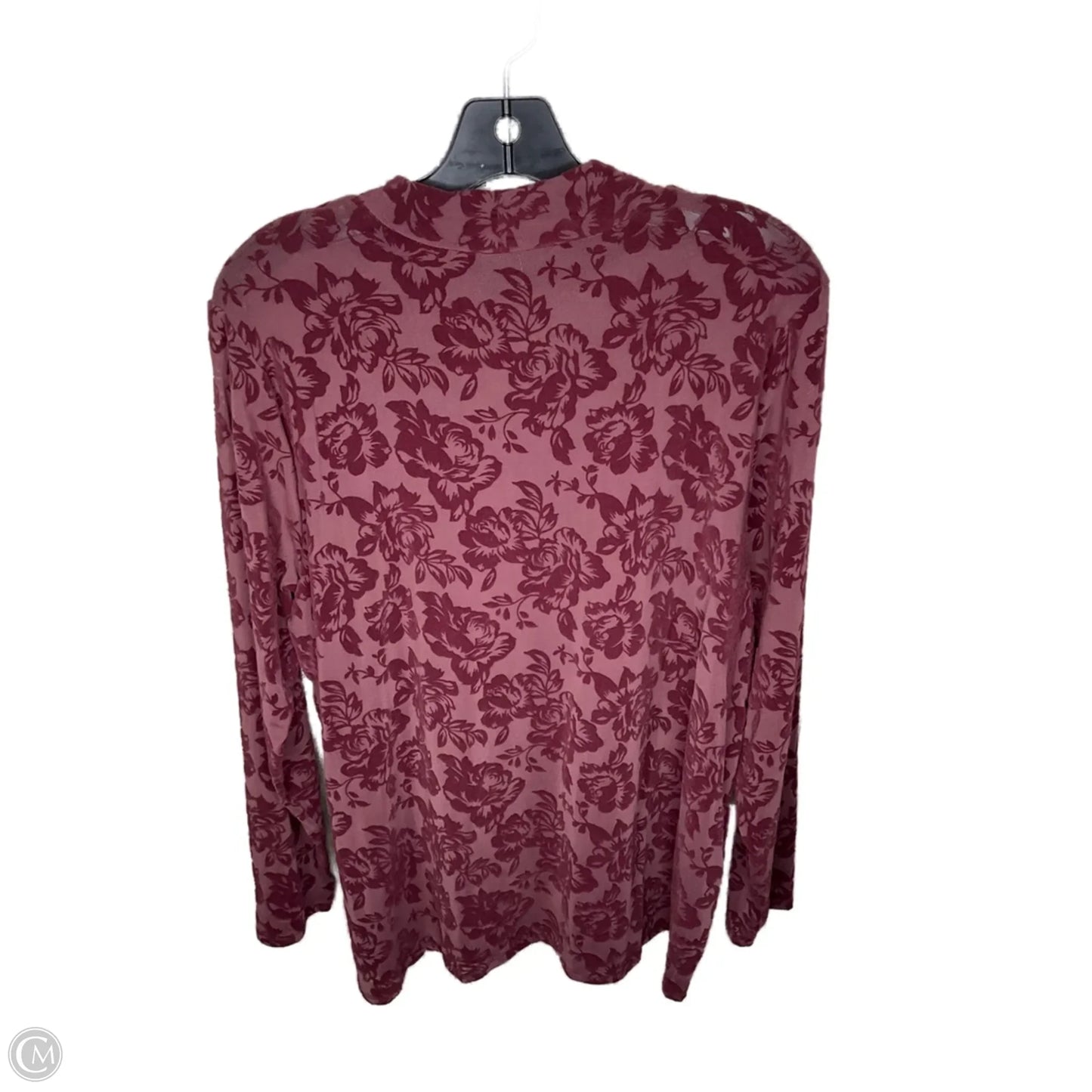 Top Long Sleeve By Torrid In Red, Size: 2x
