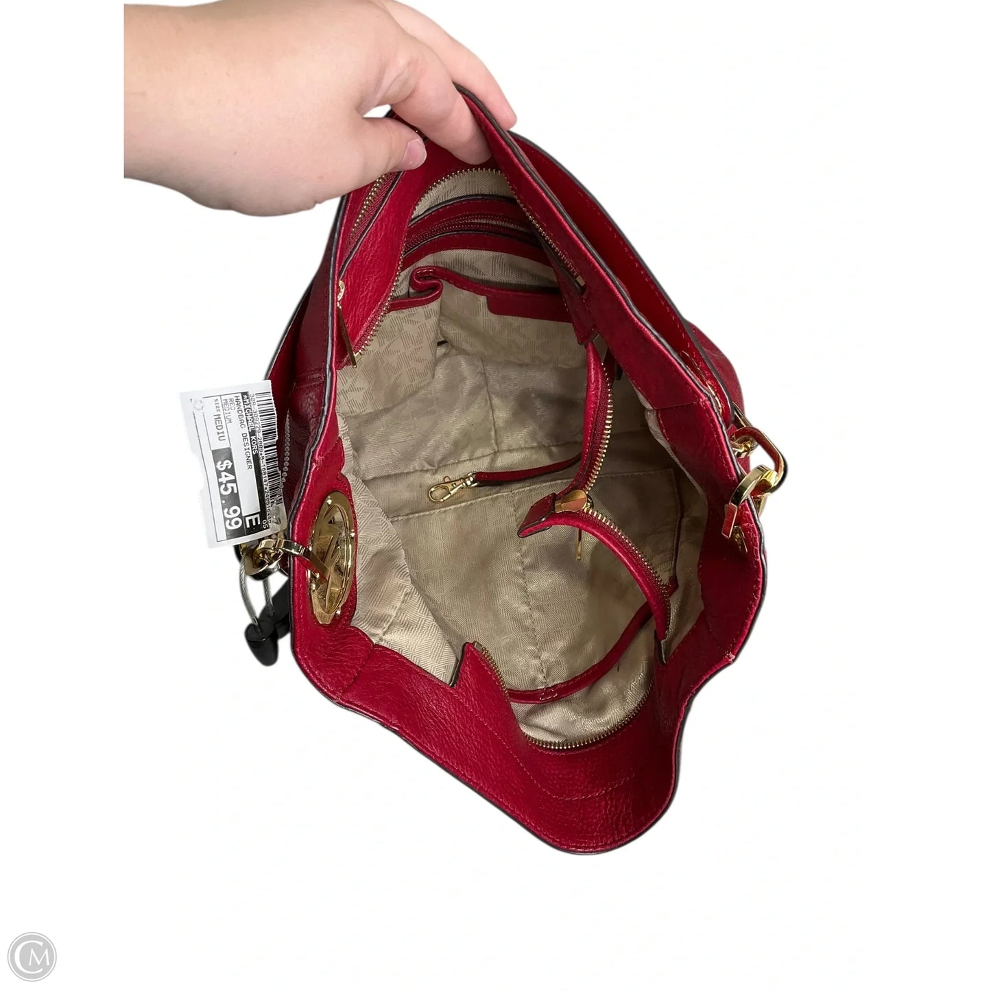 Handbag Designer By Michael Kors, Size: Medium