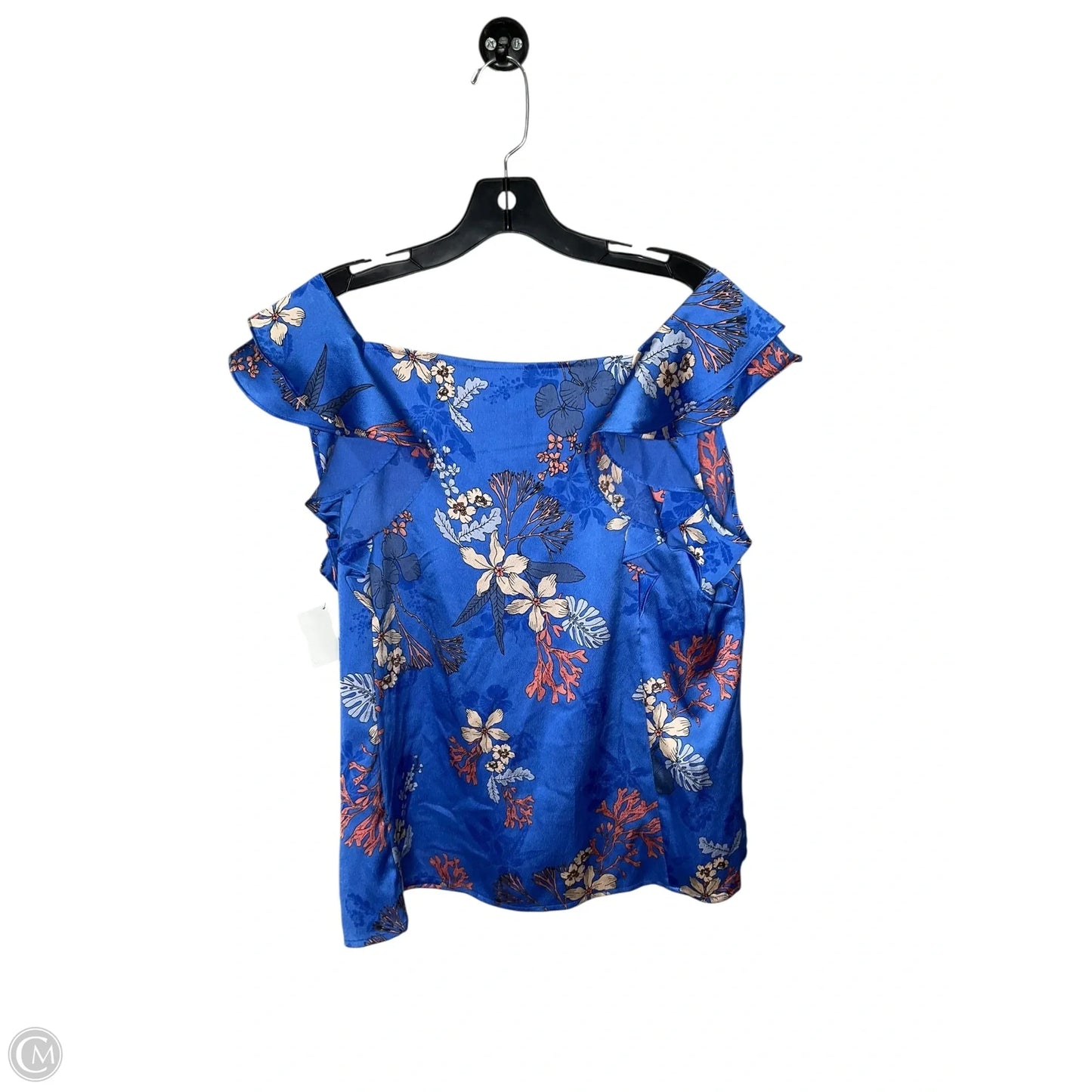 Top Sleeveless By Liz Claiborne In Blue, Size: L