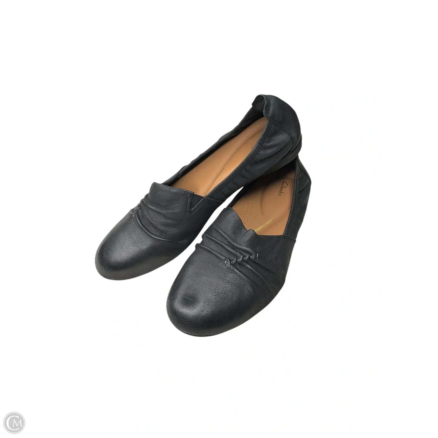 Shoes Flats By Clarks In Black, Size: 8